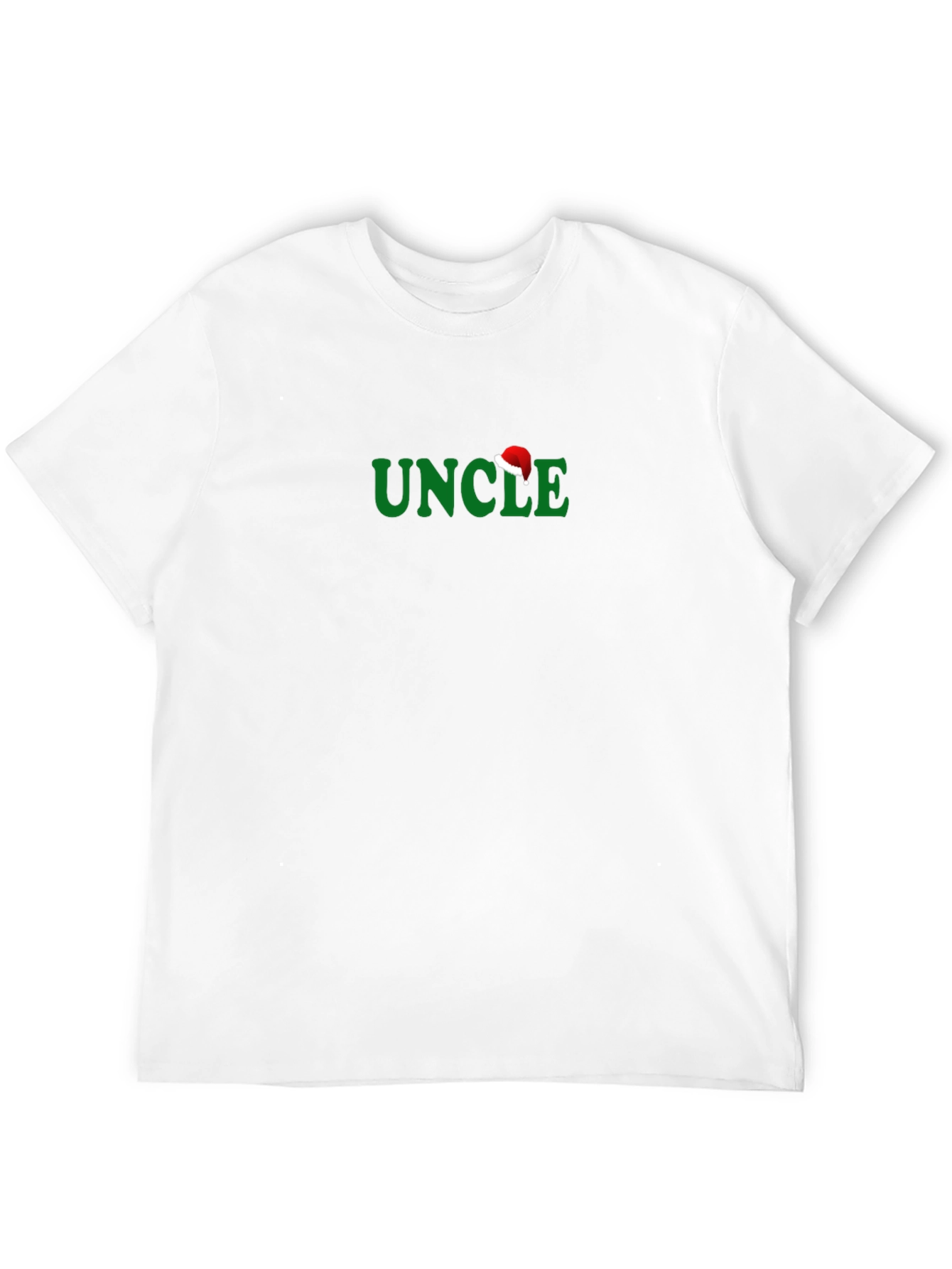 Uncle Christmas Santa Hat Tee