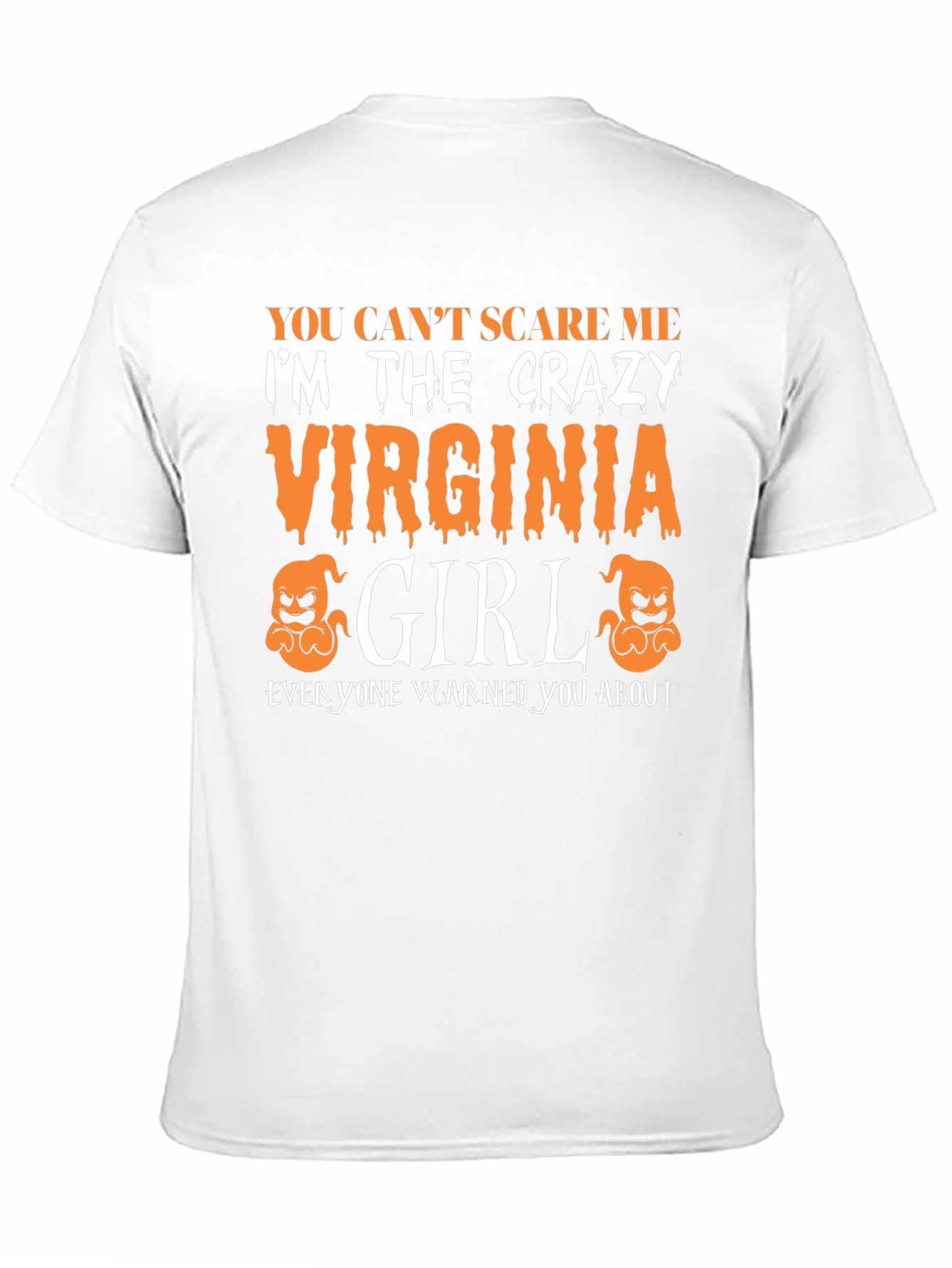 Crazy Virginia Girl Halloween T-Shirt
