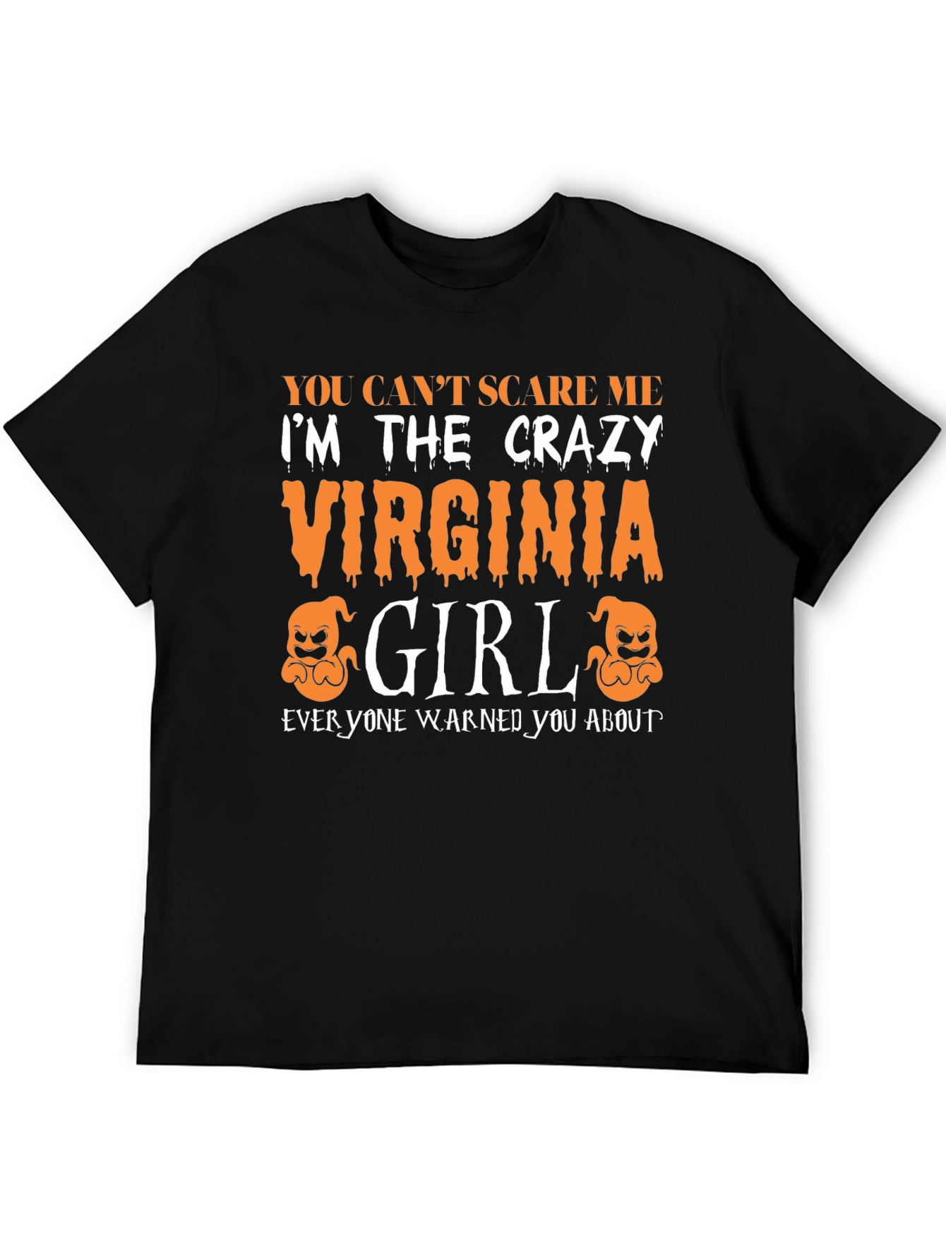Crazy Virginia Girl Halloween T-Shirt