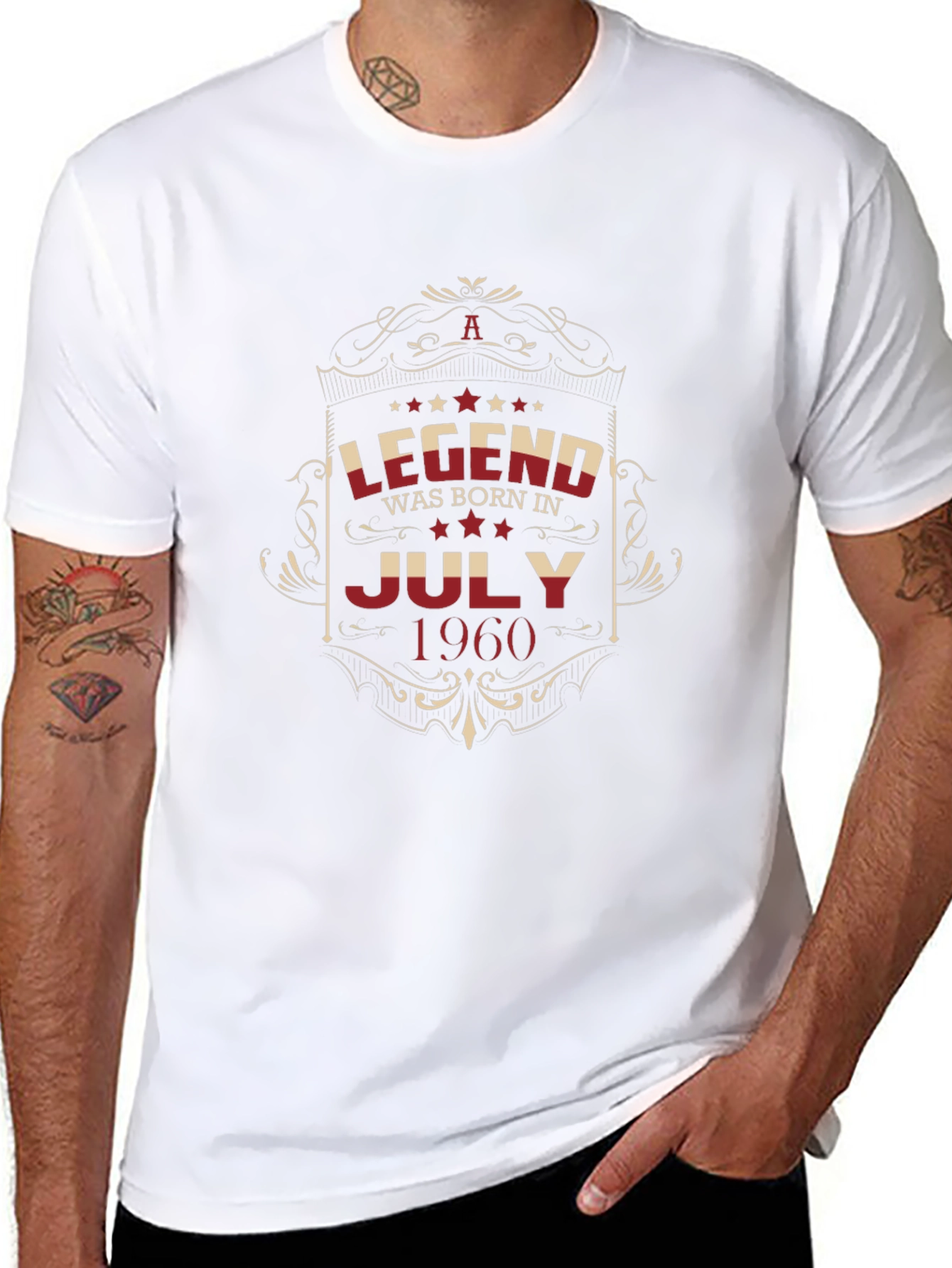 Legend Born In July 1960 Black T-Shirt
