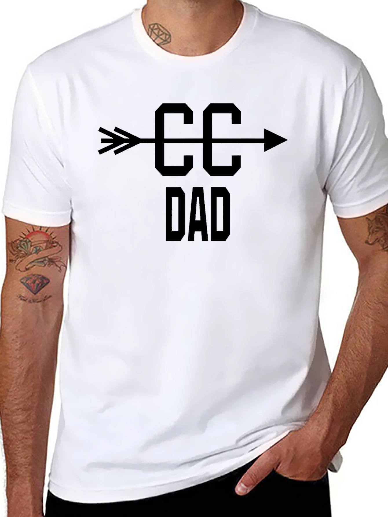 CC Dad Arrow Graphic T-Shirt