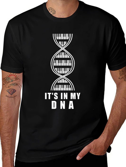 Its in My DNA Piano Keys Music T-Shirt