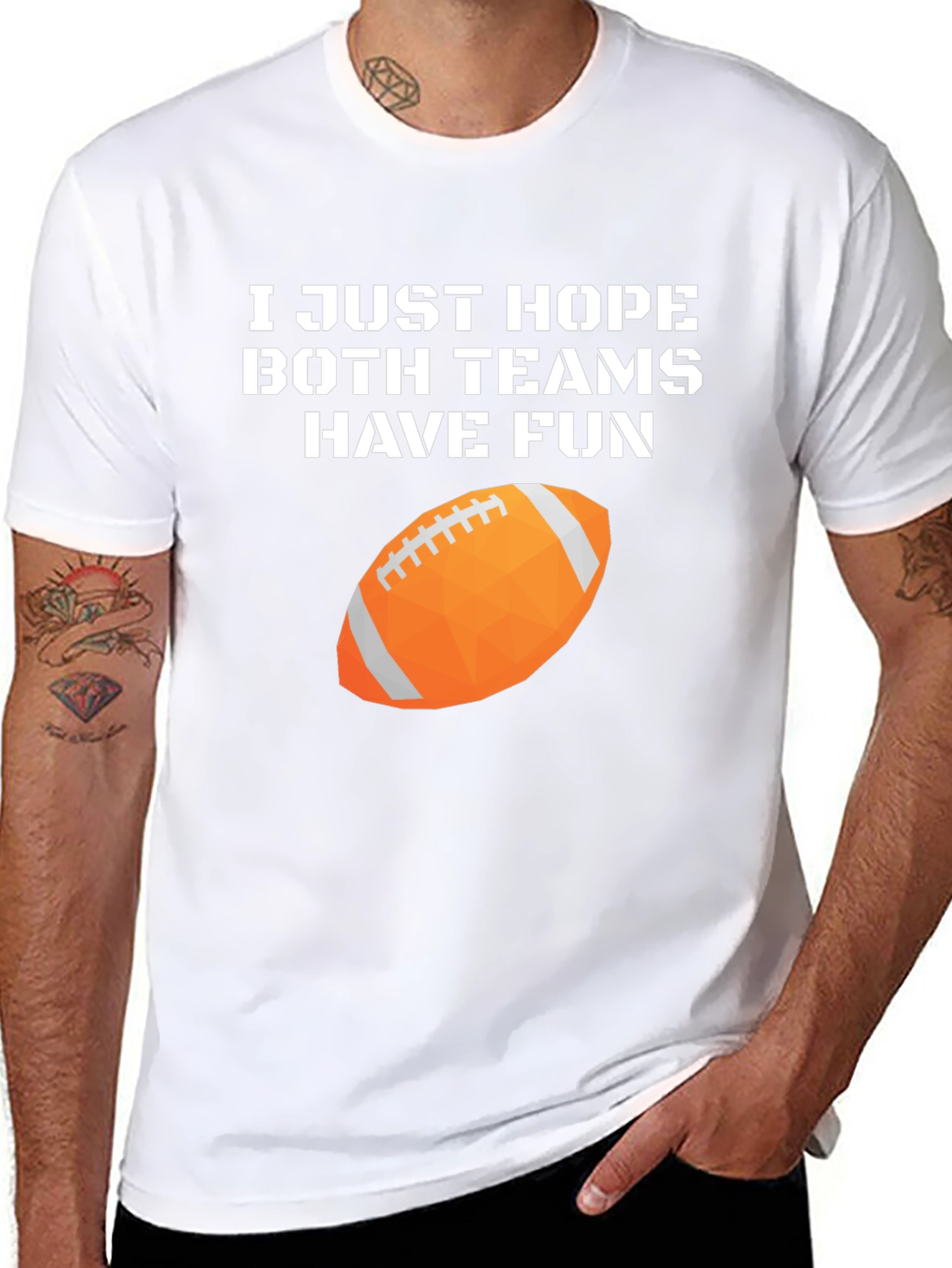 Football Fan T-Shirt - Both Teams Have Fun!