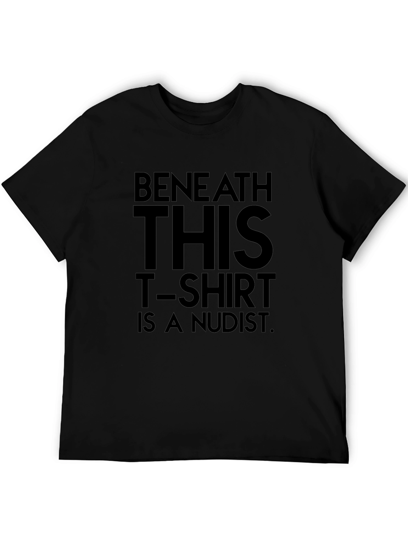 Beneath This T-Shirt Is a Nudist Graphic Tee