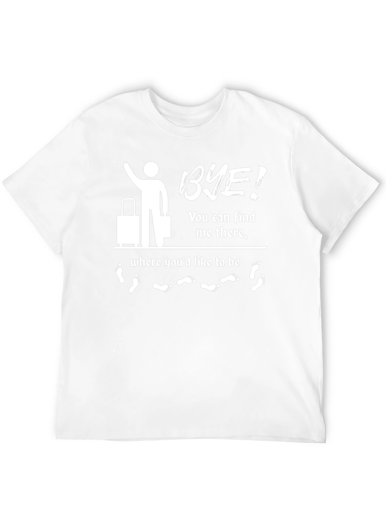 Bye! Novelty Graphic T-Shirt