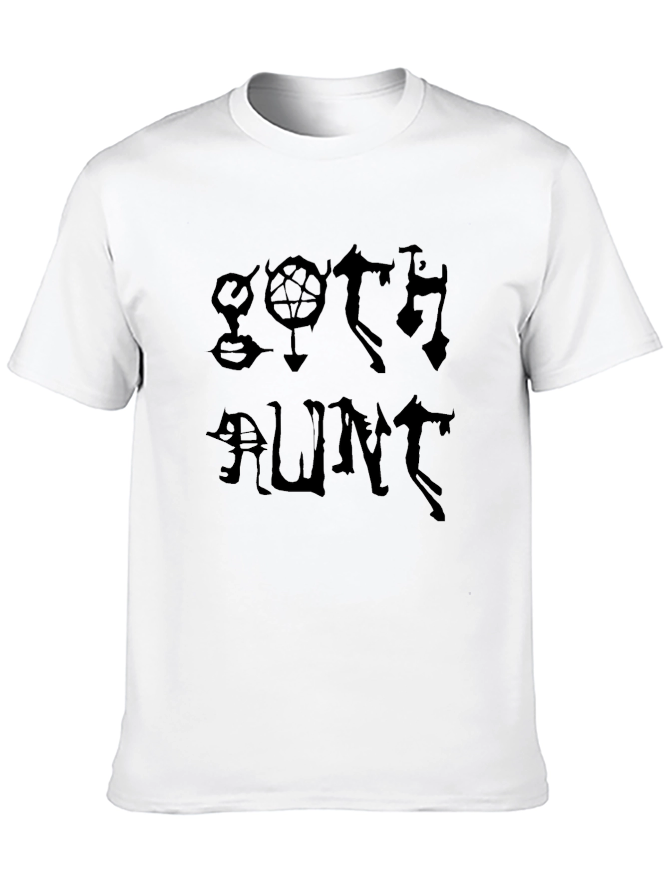 Goth Aunt Graphic Tee - Dark Humor T-Shirt