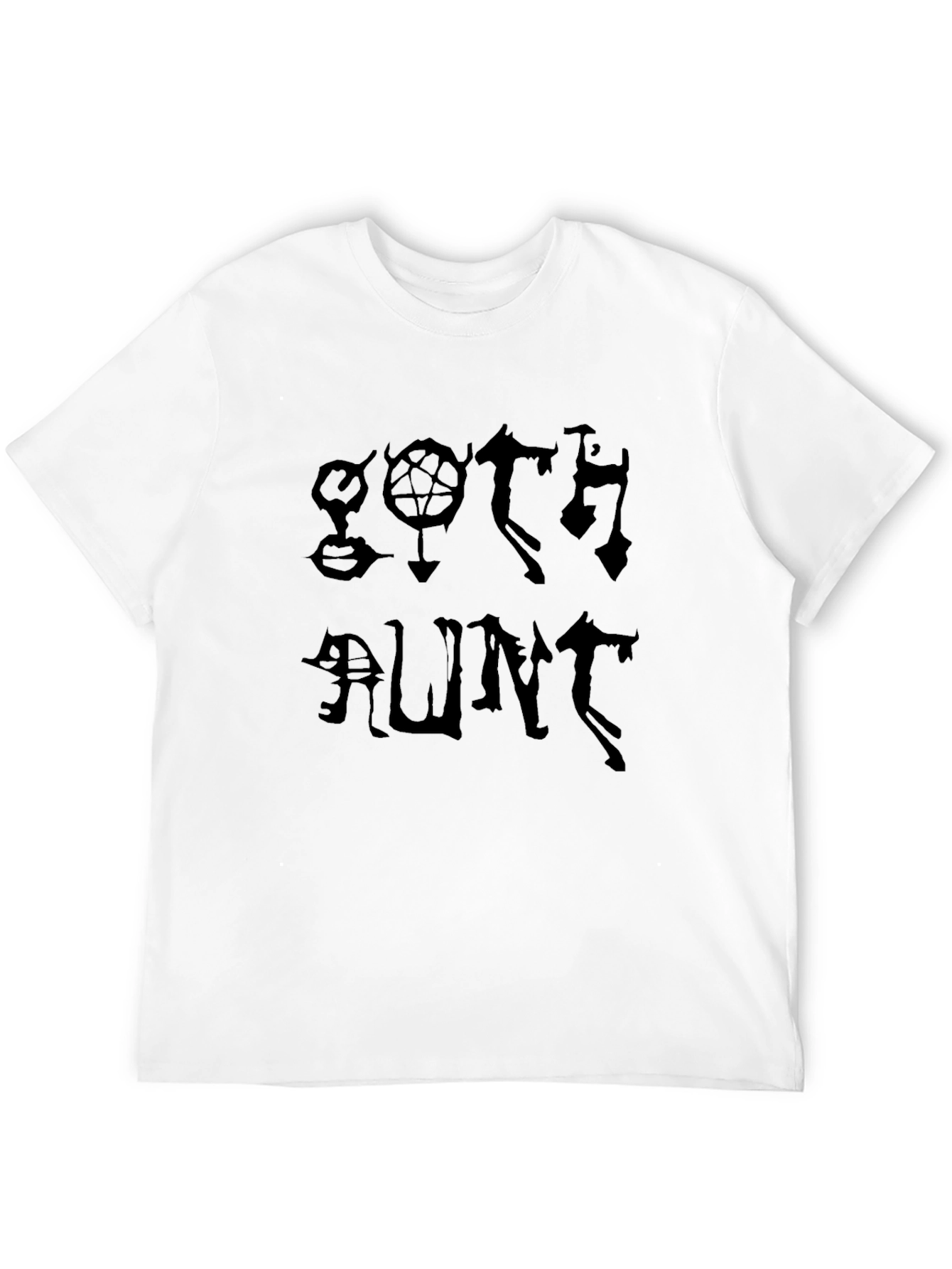 Goth Aunt Graphic Tee - Dark Humor T-Shirt