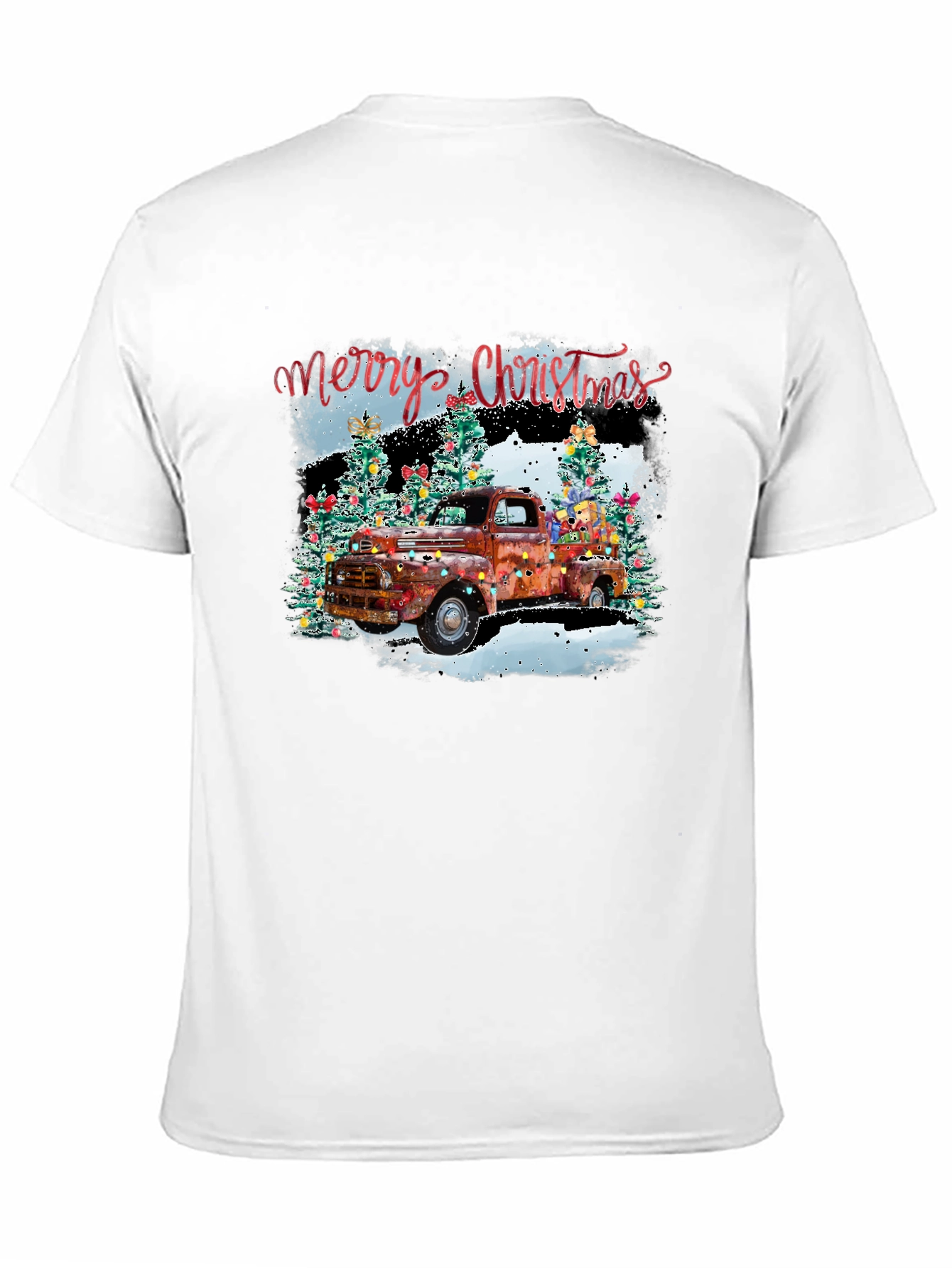 Merry Christmas Truck Graphic Tee