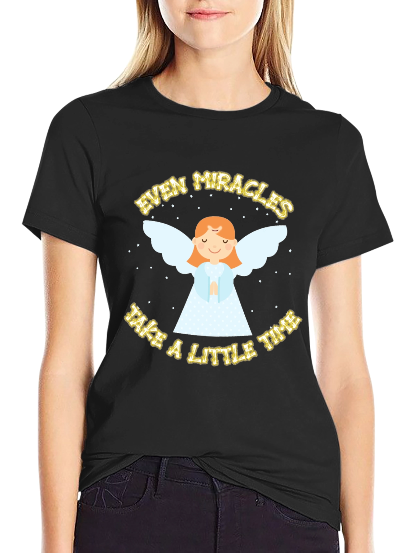Even Miracles Angel T-Shirt