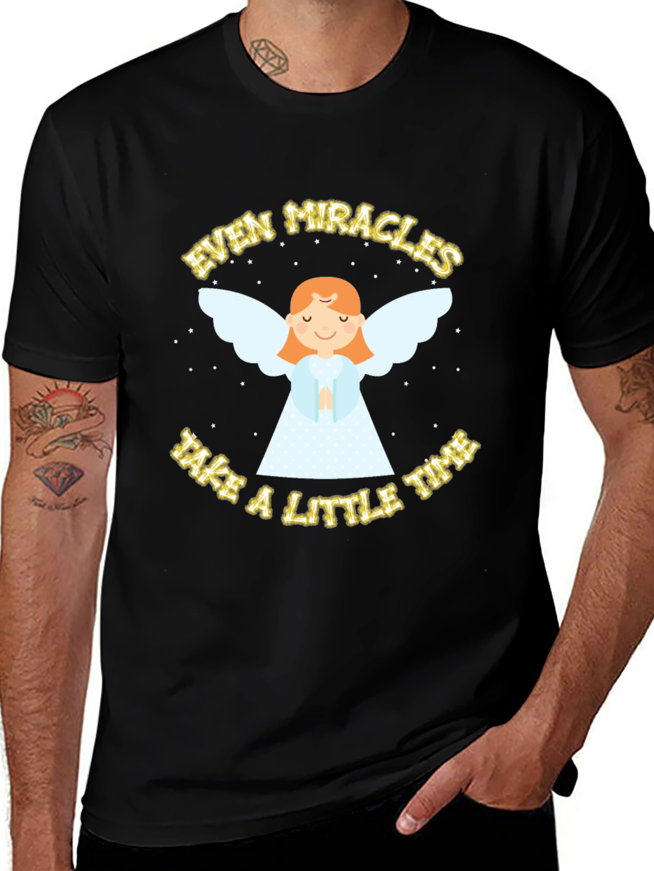 Even Miracles Angel T-Shirt