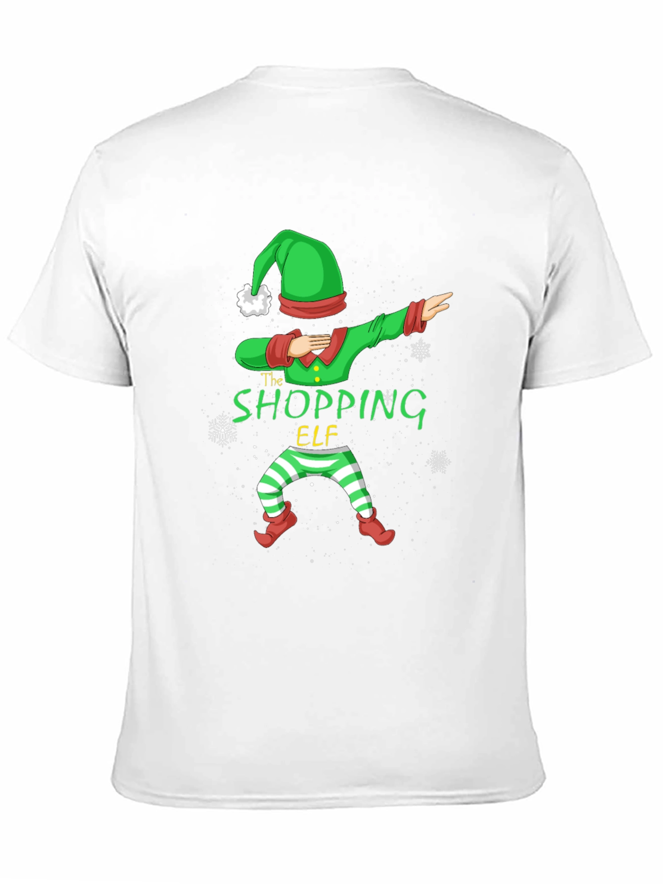 Shopping Elf Dabbing Christmas T-Shirt