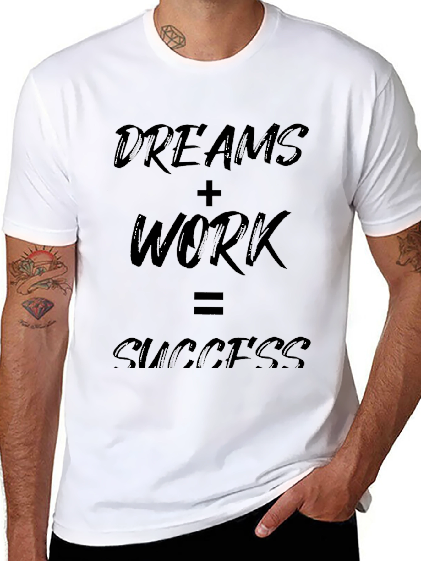 Dreams Plus Work Equals Success T-Shirt
