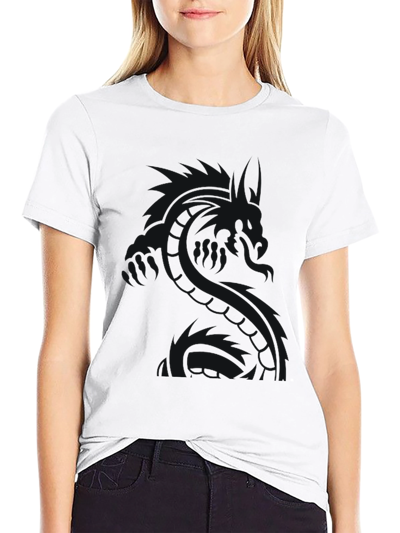Black Crew Neck T-Shirt
