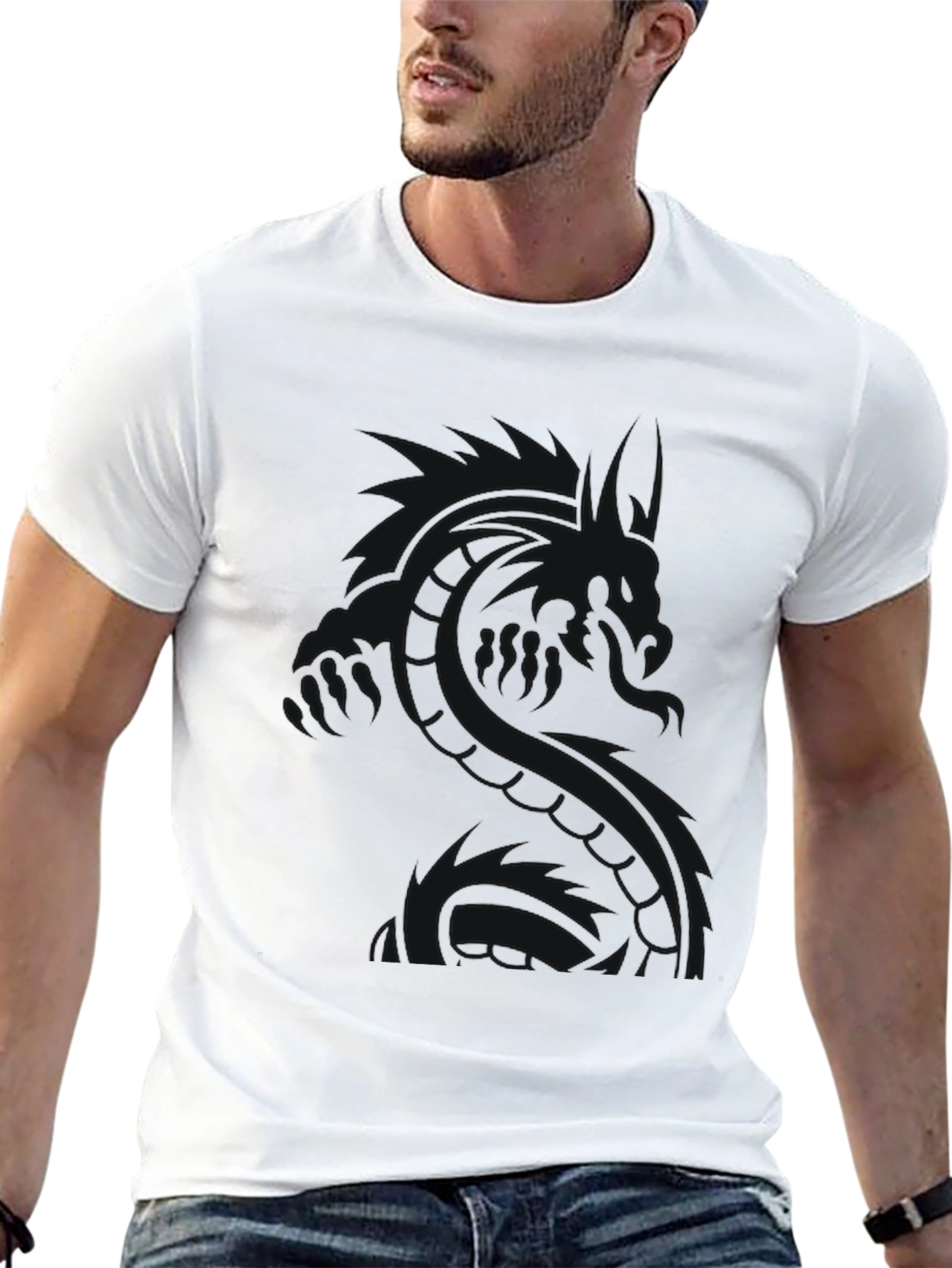 Black Crew Neck T-Shirt