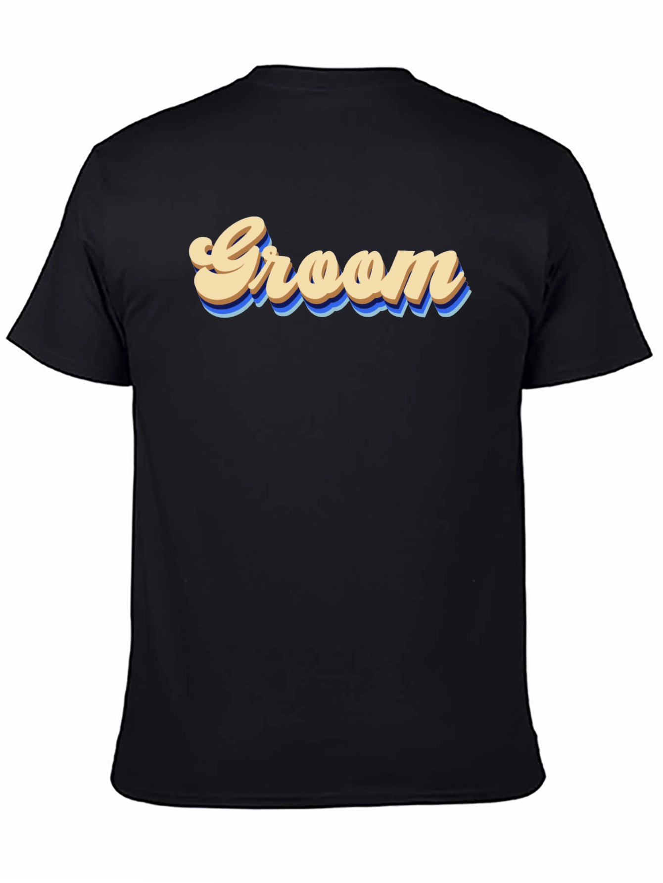 Groom Graphic Tee - Retro Wedding Party Shirt