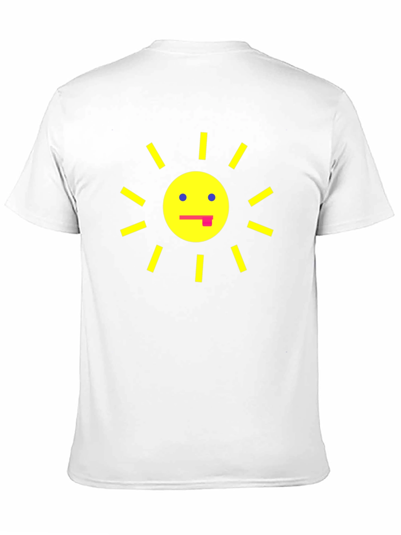 Funny Sun Graphic Black T-Shirt