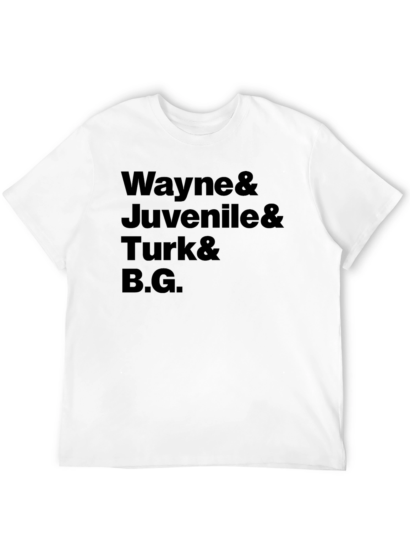 Wayne Juvenile Turk & B.G. Black T-Shirt