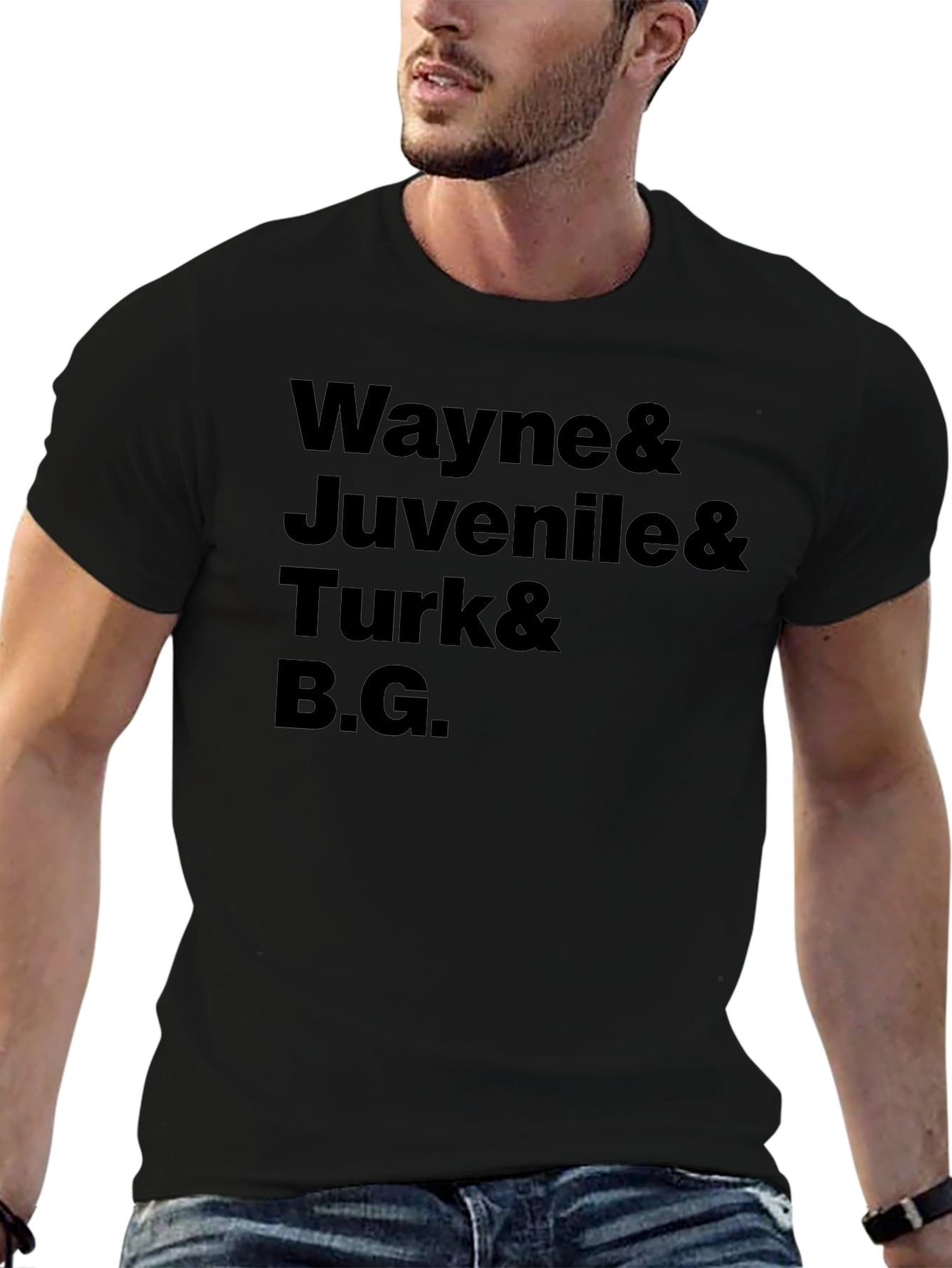 Wayne Juvenile Turk & B.G. Black T-Shirt