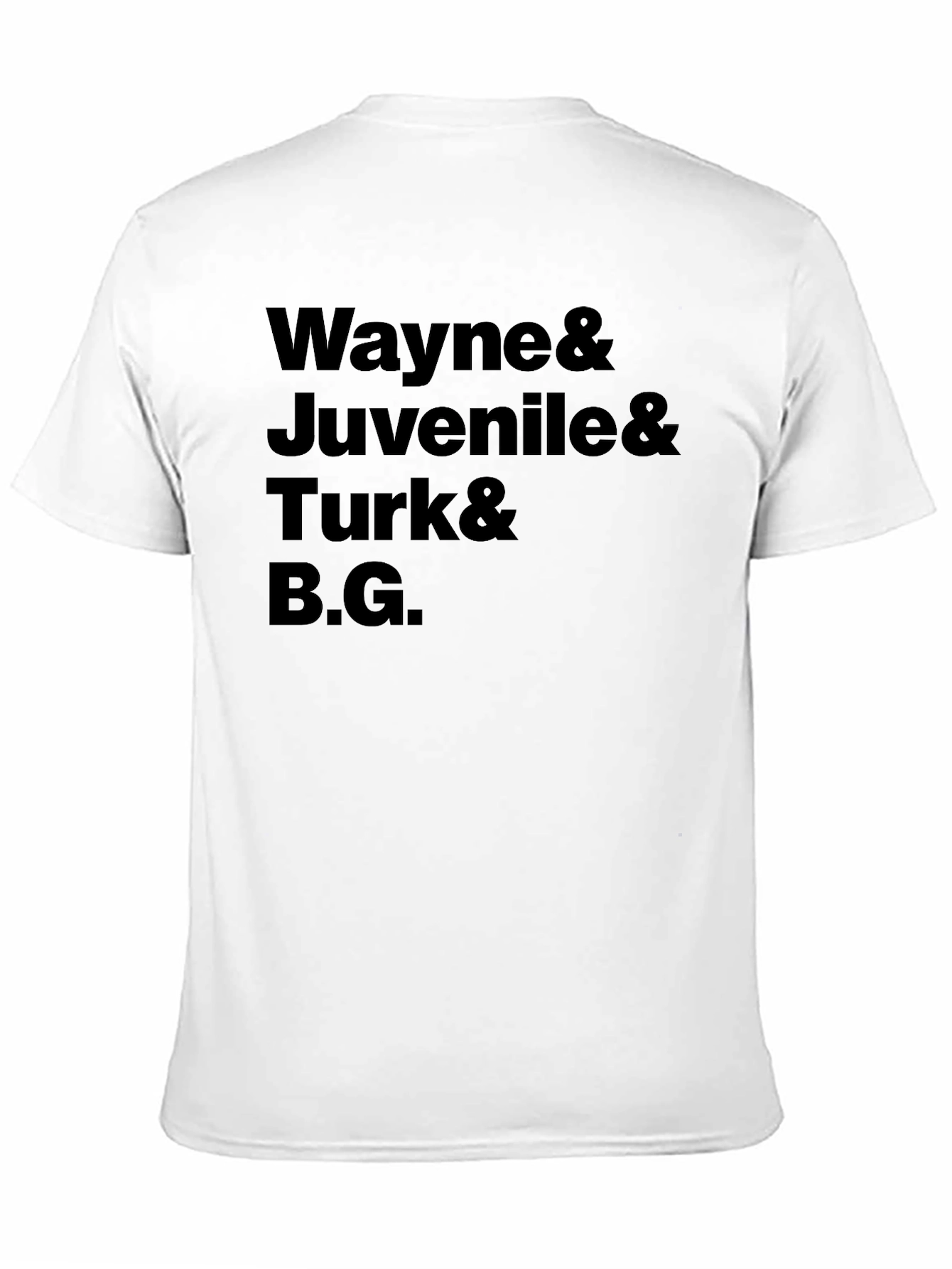 Wayne Juvenile Turk & B.G. Black T-Shirt