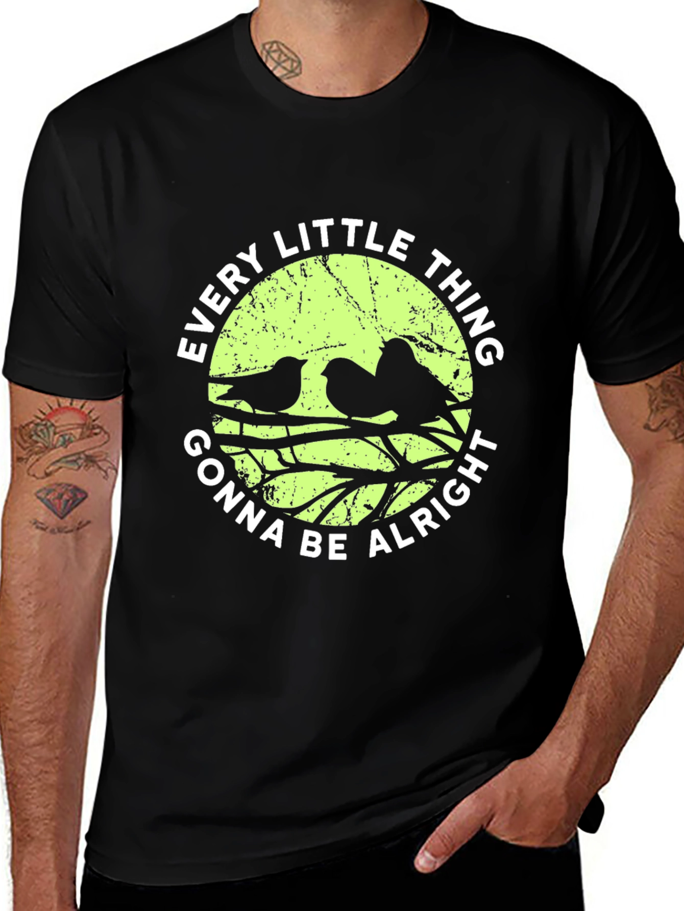 Every Little Thing Gonna Be Alright Bird T-Shirt