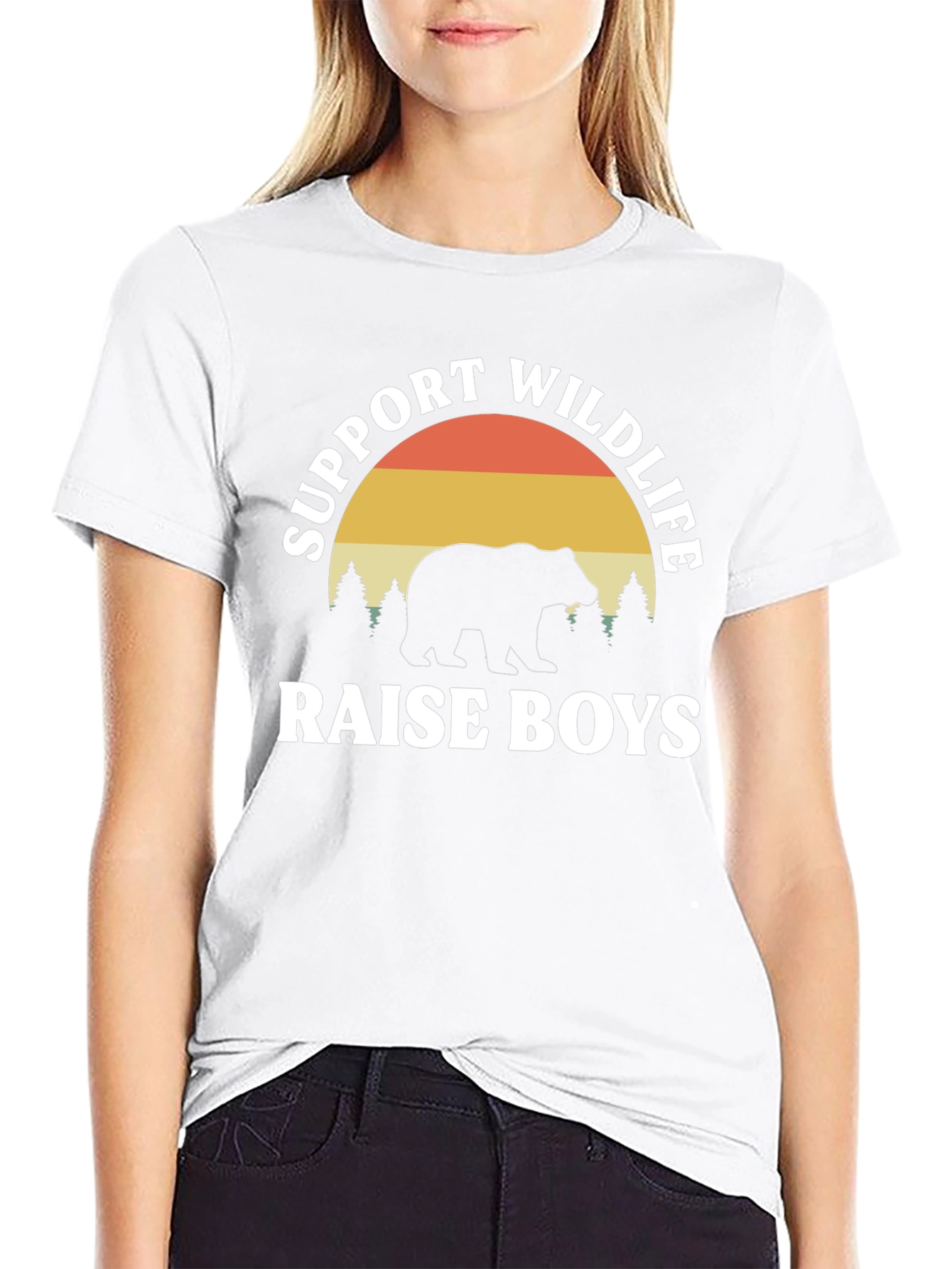 Support Wildlife Raise Boys T-Shirt