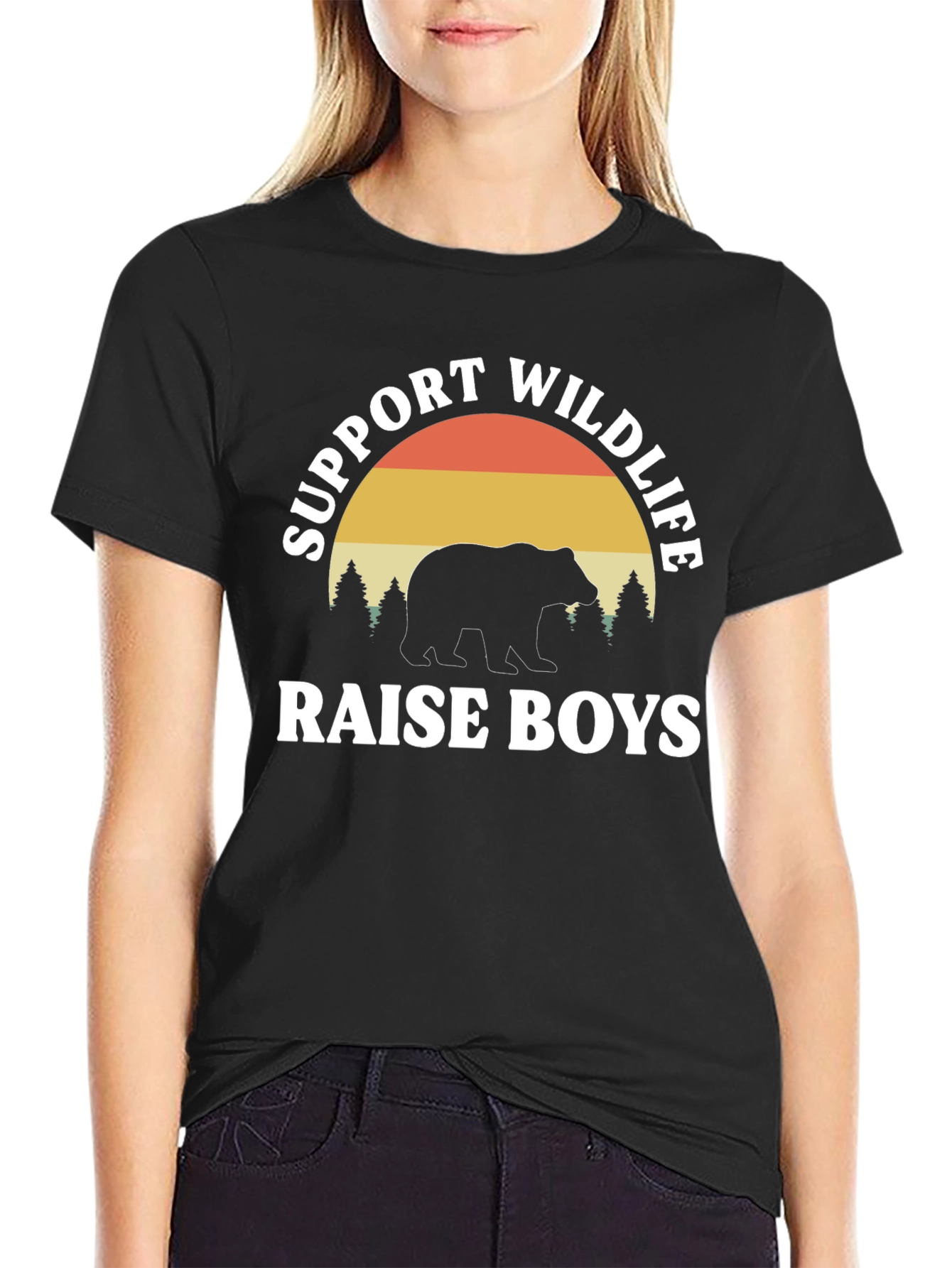 Support Wildlife Raise Boys T-Shirt