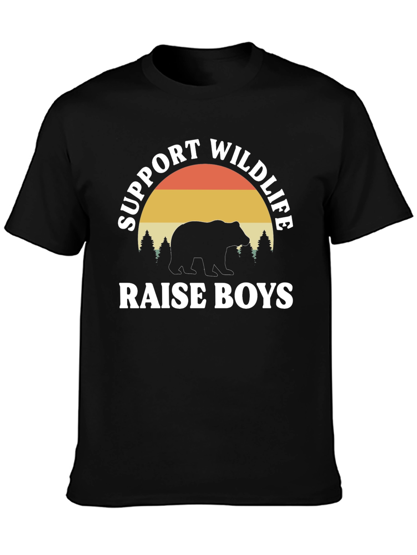 Support Wildlife Raise Boys T-Shirt