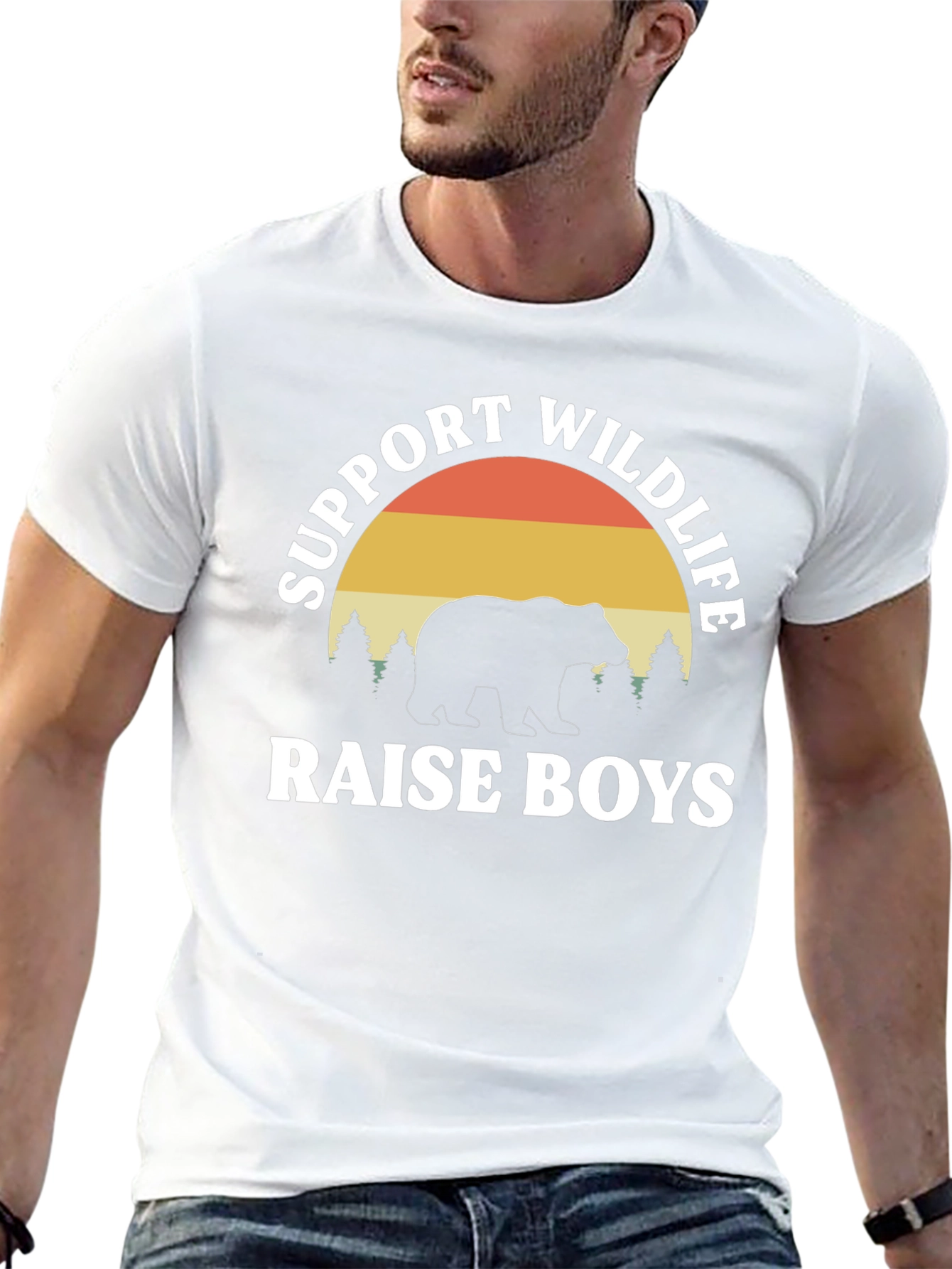 Support Wildlife Raise Boys T-Shirt