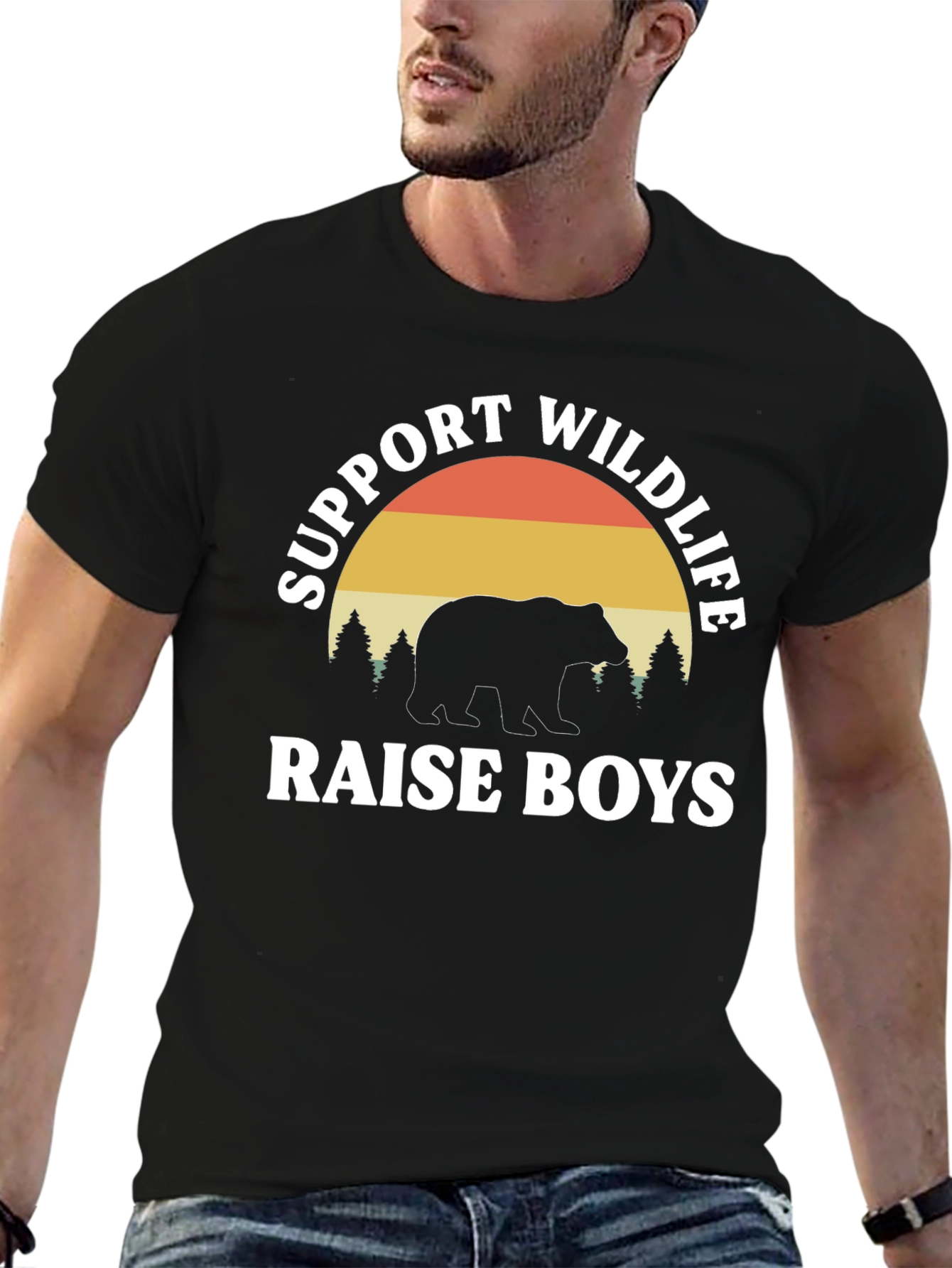 Support Wildlife Raise Boys T-Shirt