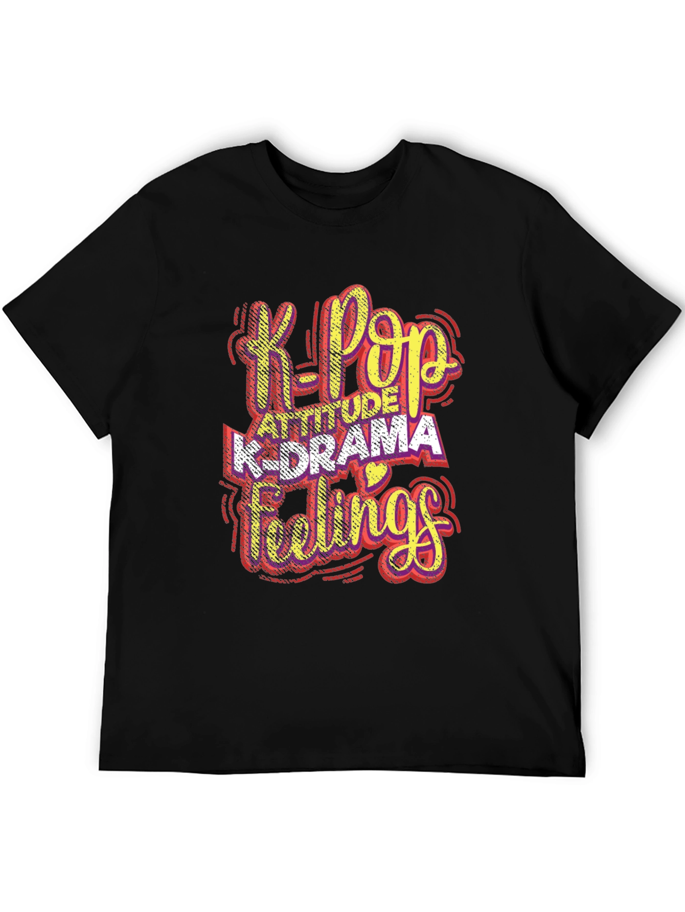 K-Pop Attitude T-Shirt - Korean Drama Fan Tee