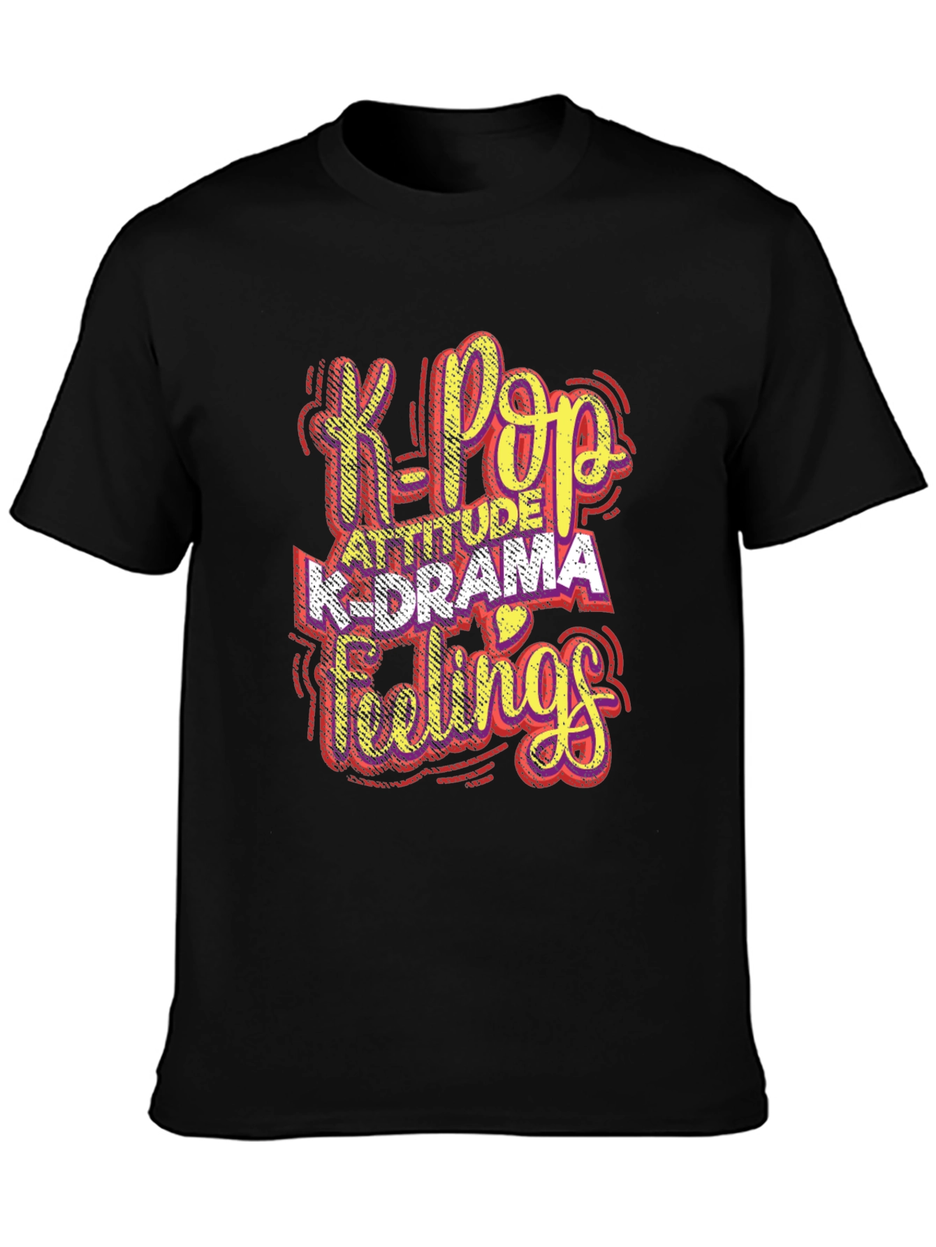 K-Pop Attitude T-Shirt - Korean Drama Fan Tee
