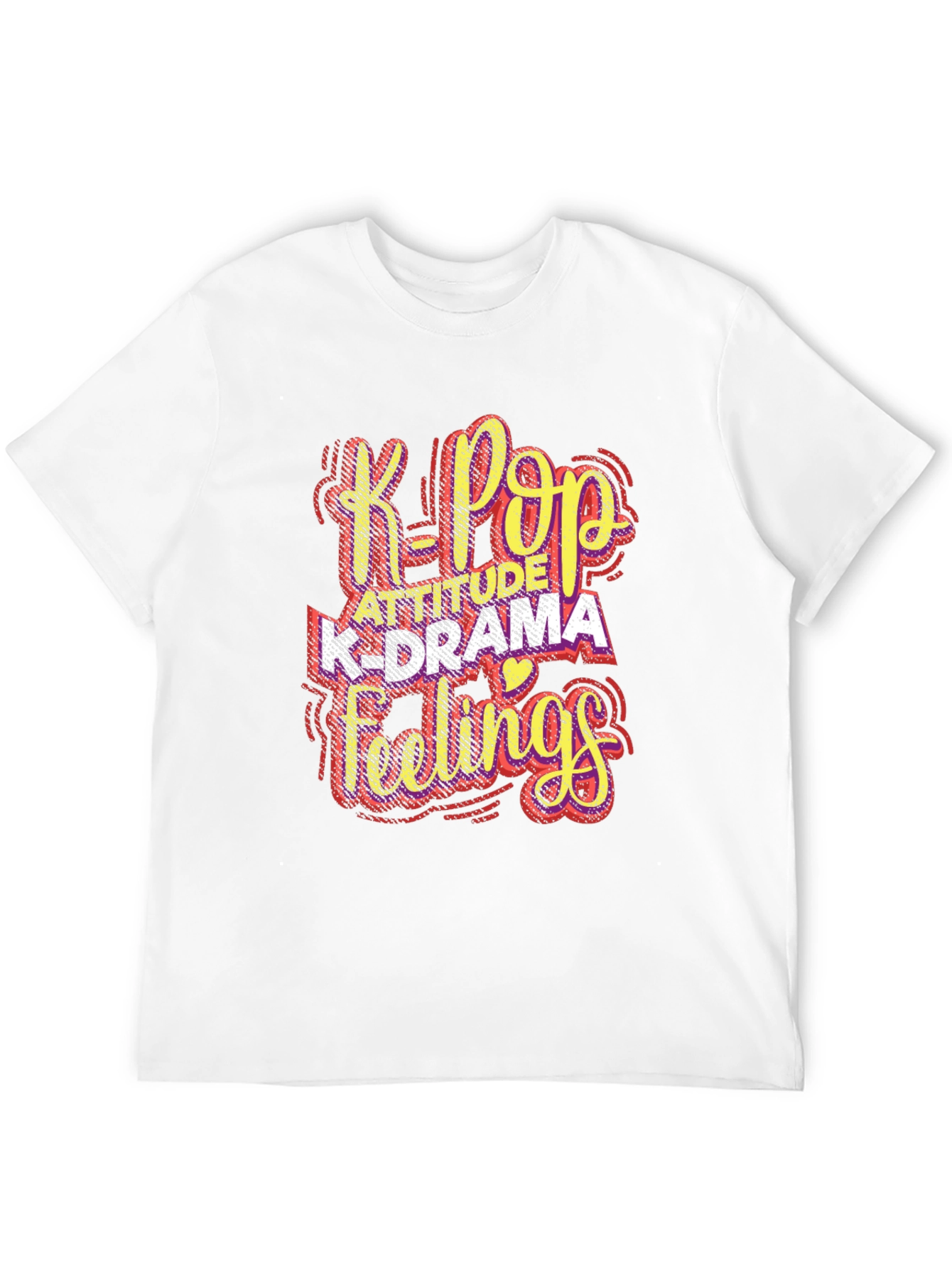 K-Pop Attitude T-Shirt - Korean Drama Fan Tee