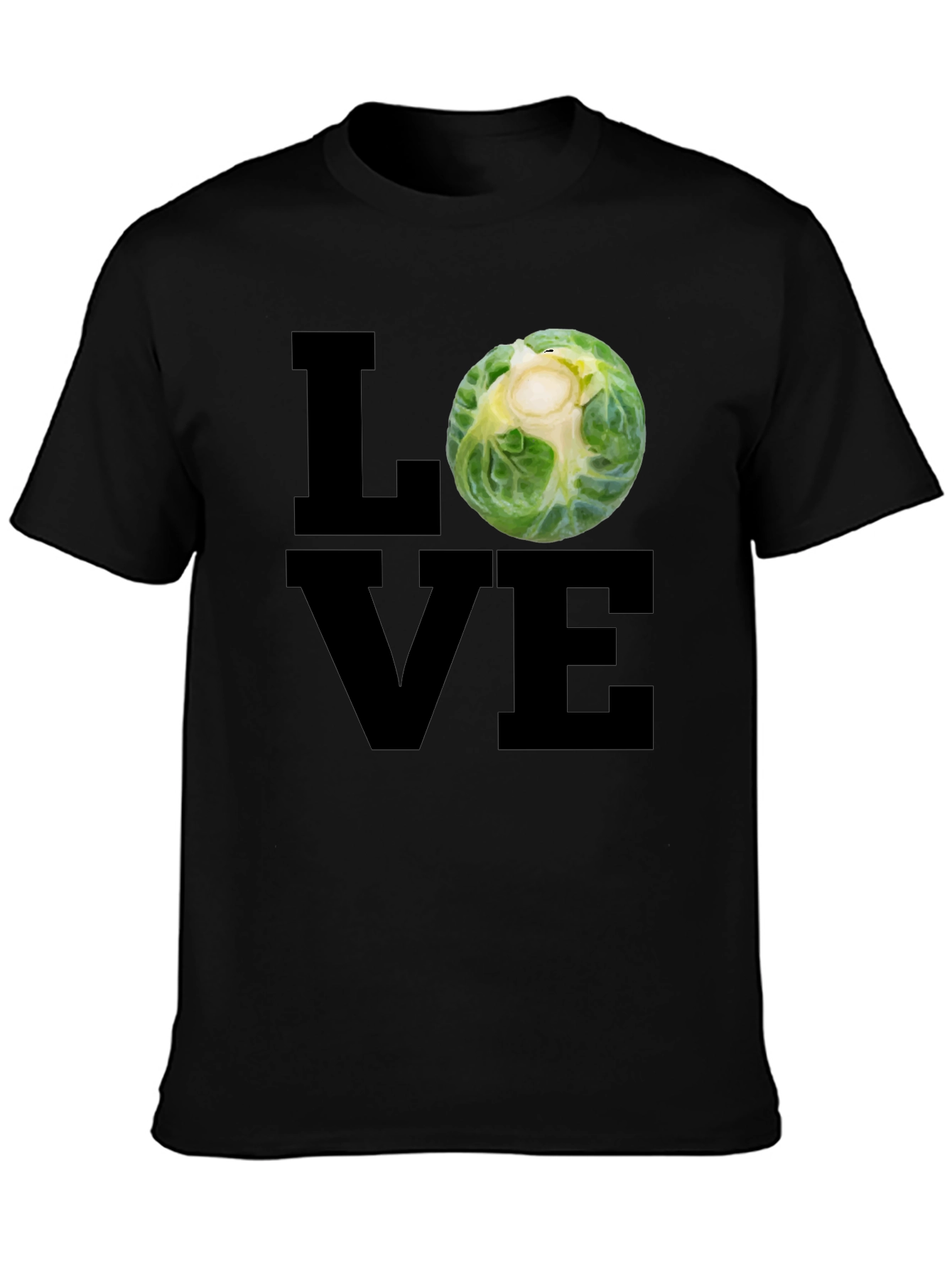 Love Sprouts T-Shirt - Black Graphic Tee