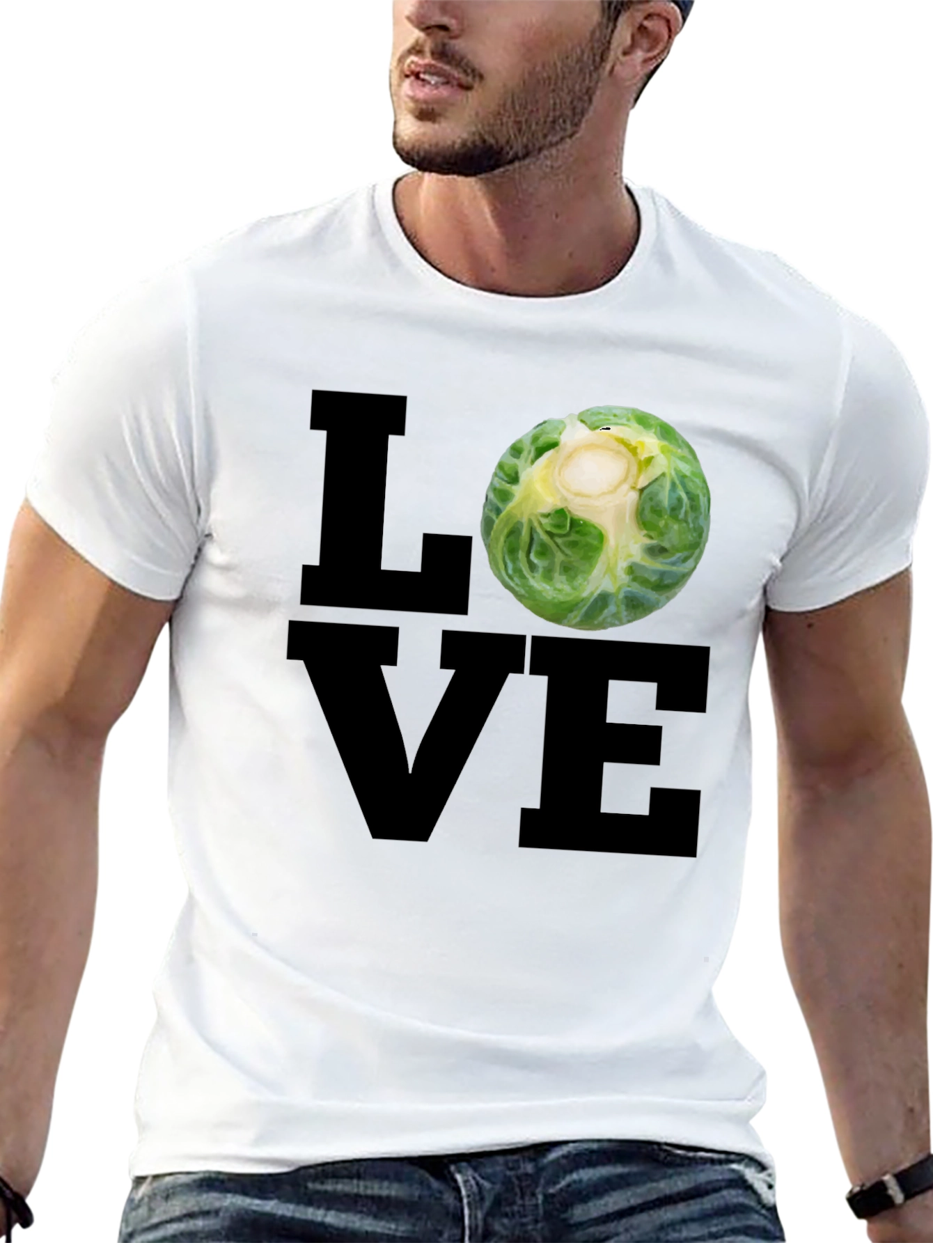 Love Sprouts T-Shirt - Black Graphic Tee