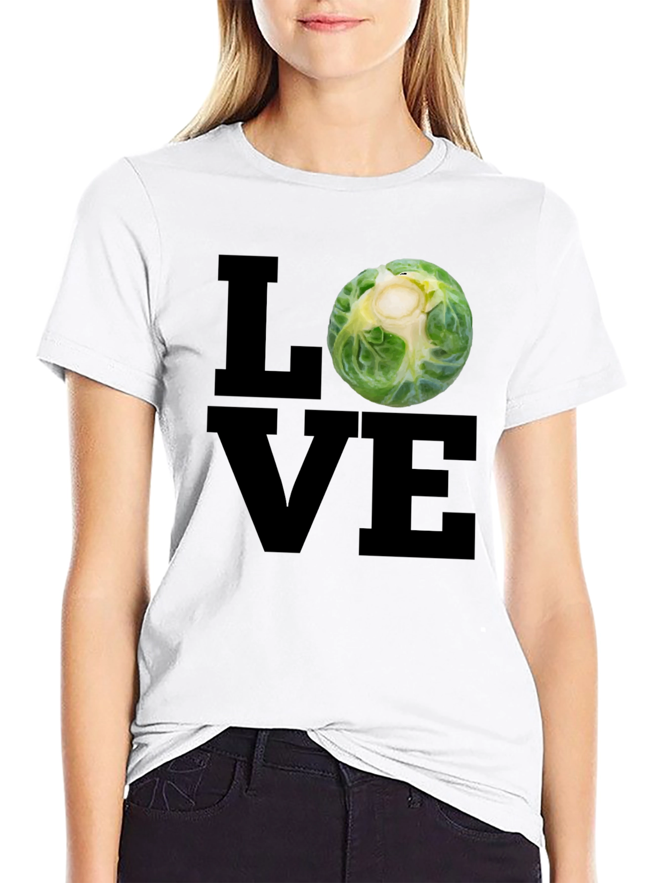 Love Sprouts T-Shirt - Black Graphic Tee