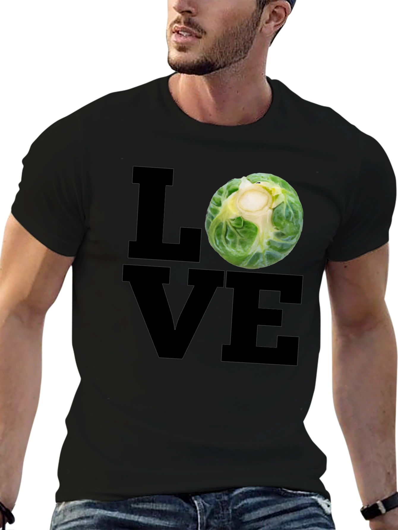 Love Sprouts T-Shirt - Black Graphic Tee