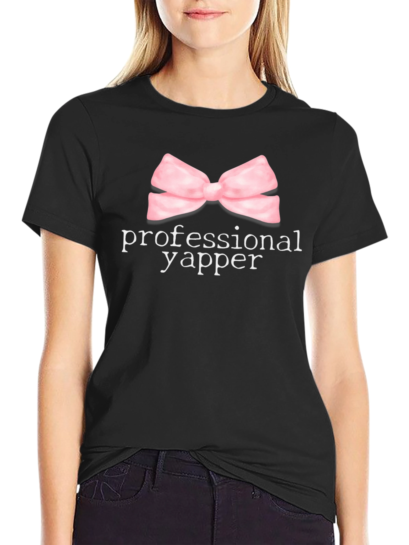 Professional Yapper Bow T-Shirt