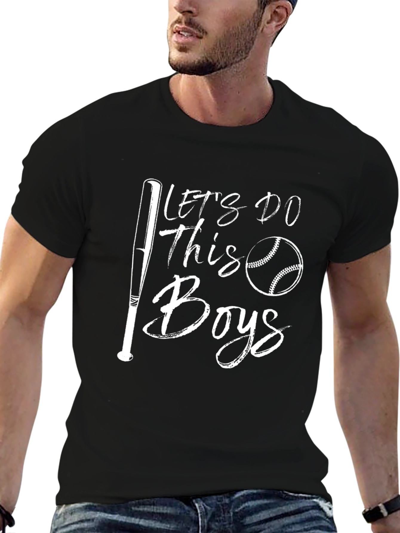 Lets Do This Boys Graphic Tee Baseball T-Shirt