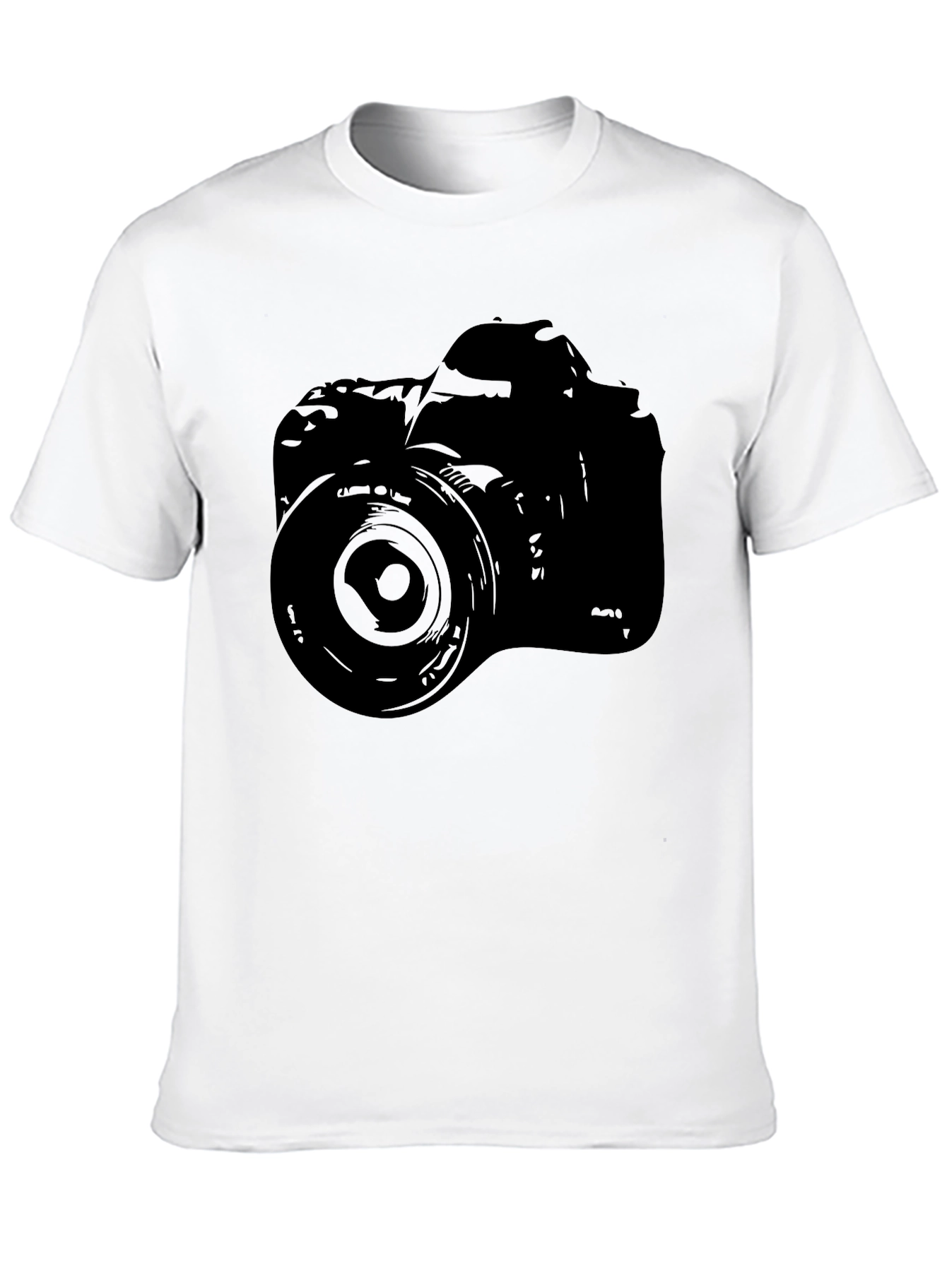 DSLR Camera Graphic Black T-Shirt