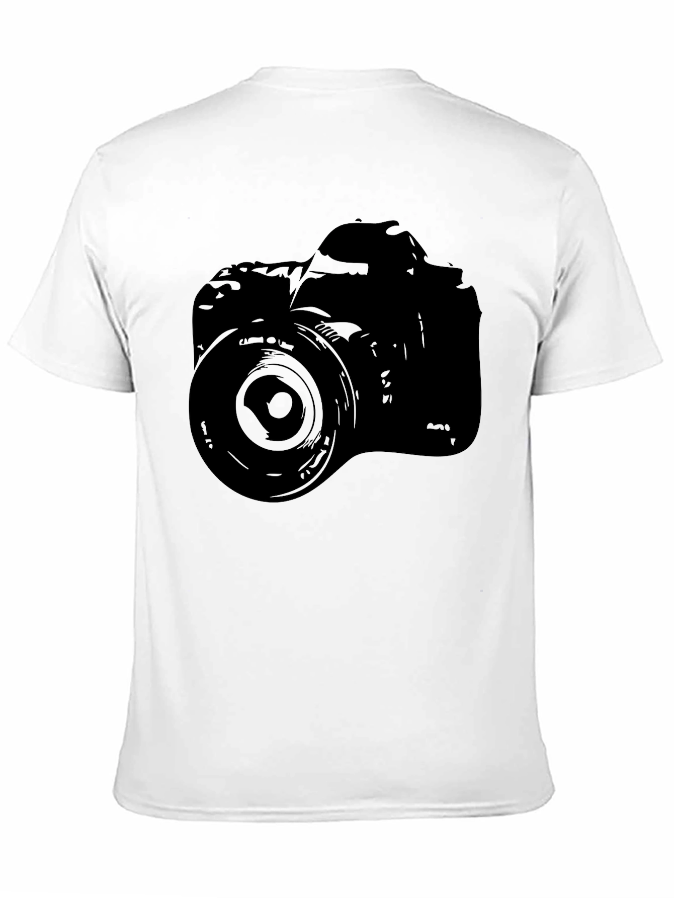DSLR Camera Graphic Black T-Shirt