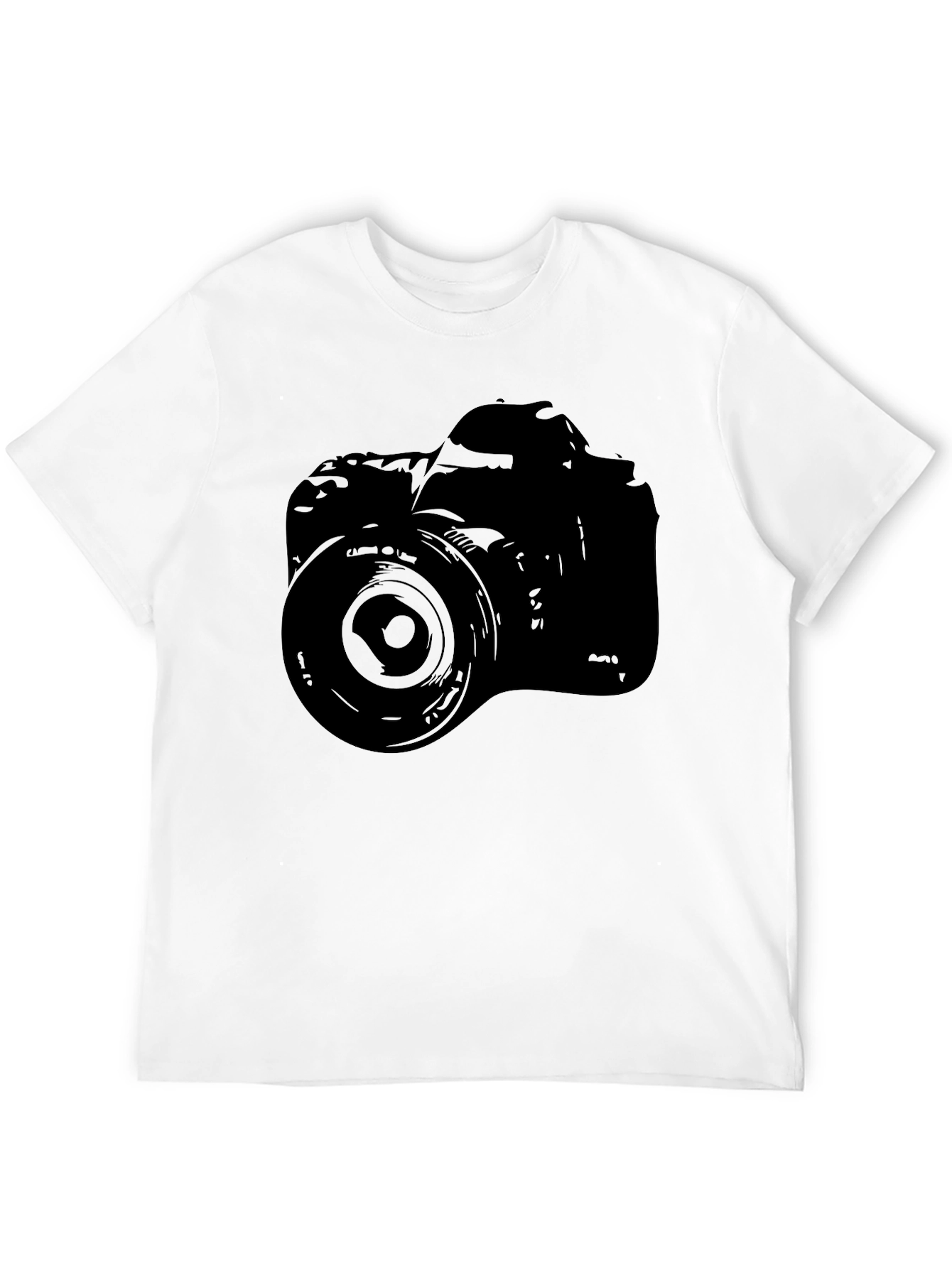 DSLR Camera Graphic Black T-Shirt