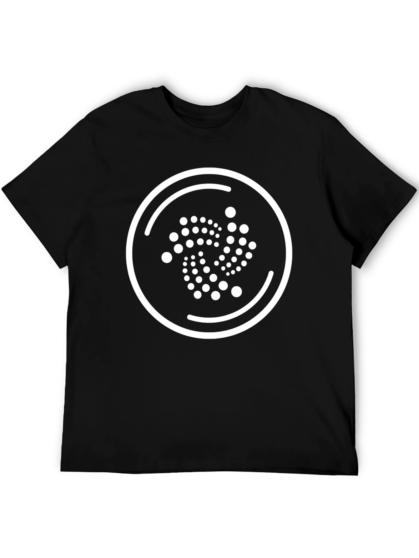 IOTA Crypto Logo Black T-Shirt