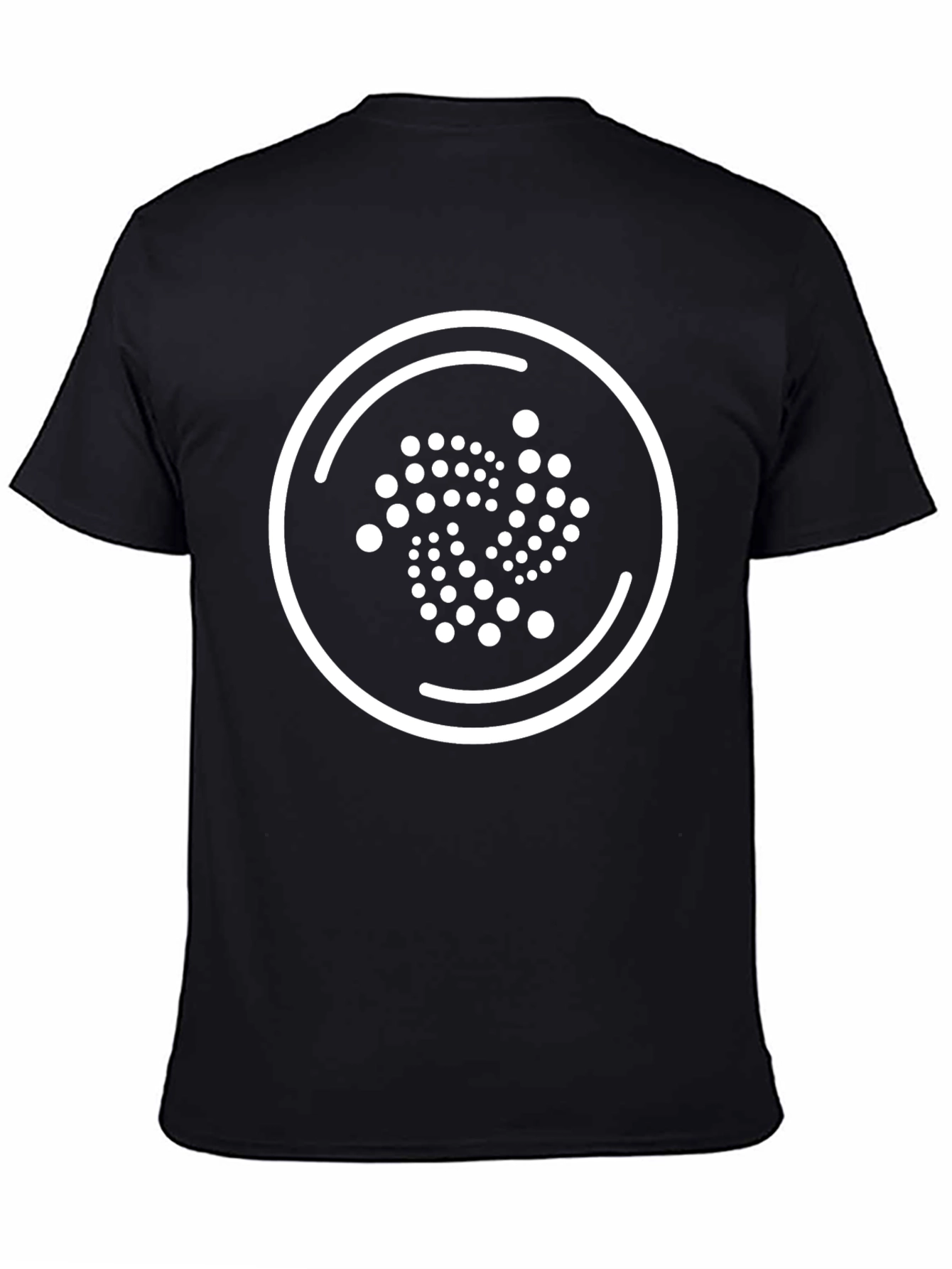 IOTA Crypto Logo Black T-Shirt