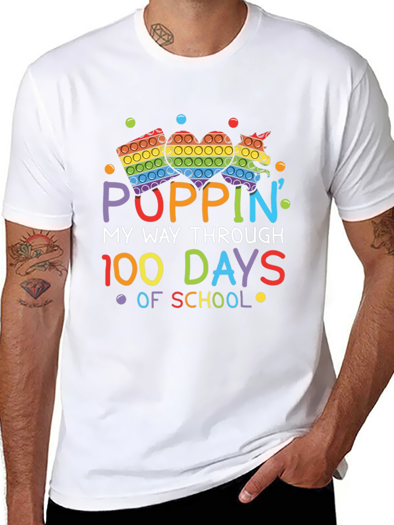 Poppin 100 Days of School T-Shirt