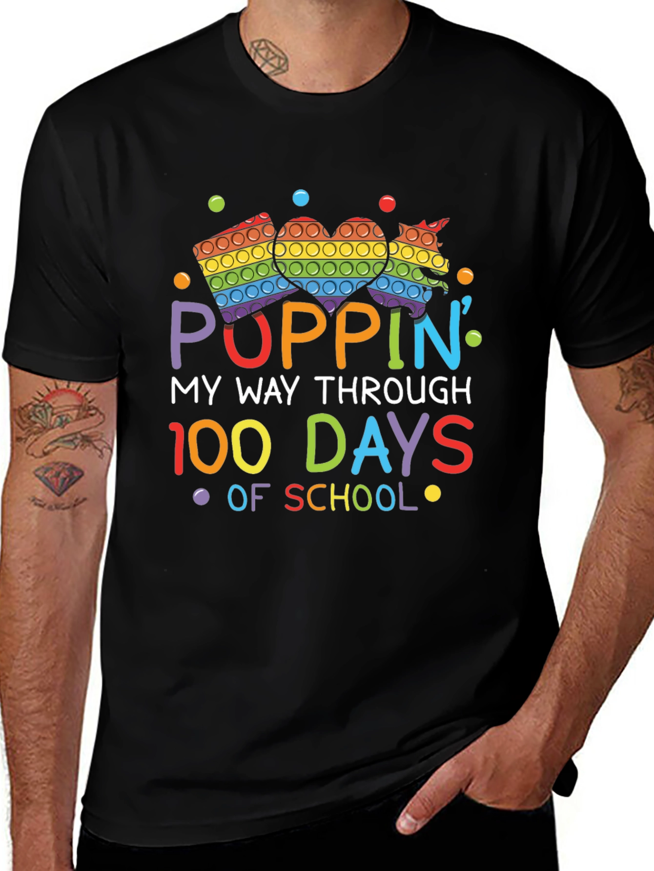 Poppin 100 Days of School T-Shirt