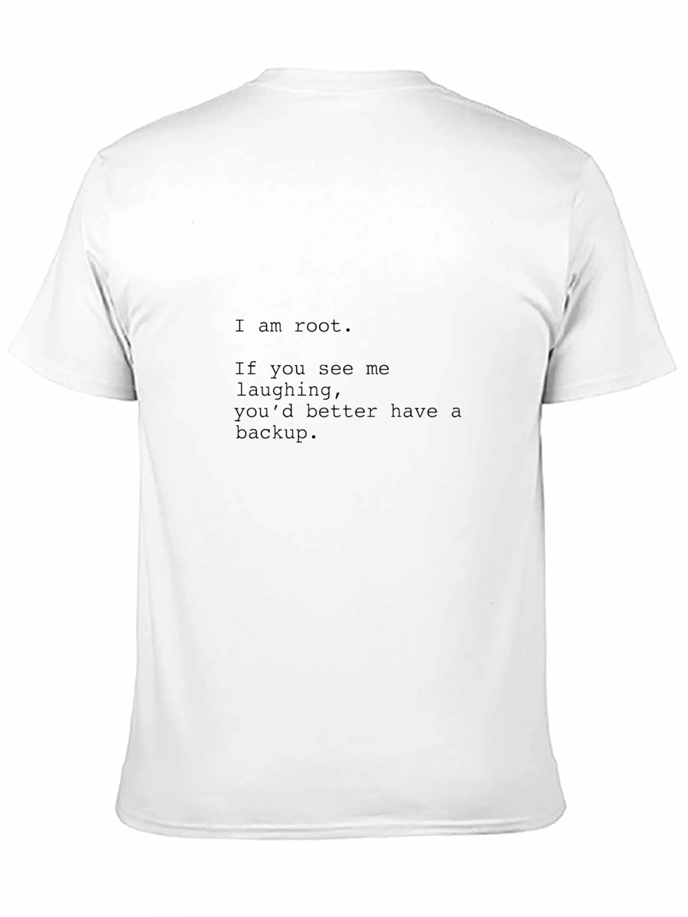 Root Laughing Black T-Shirt
