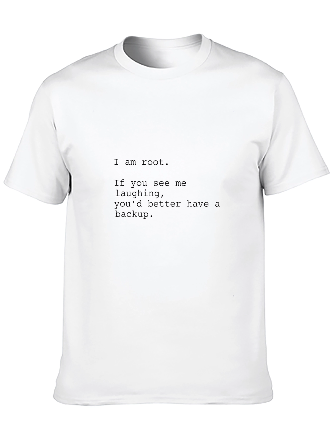 Root Laughing Black T-Shirt
