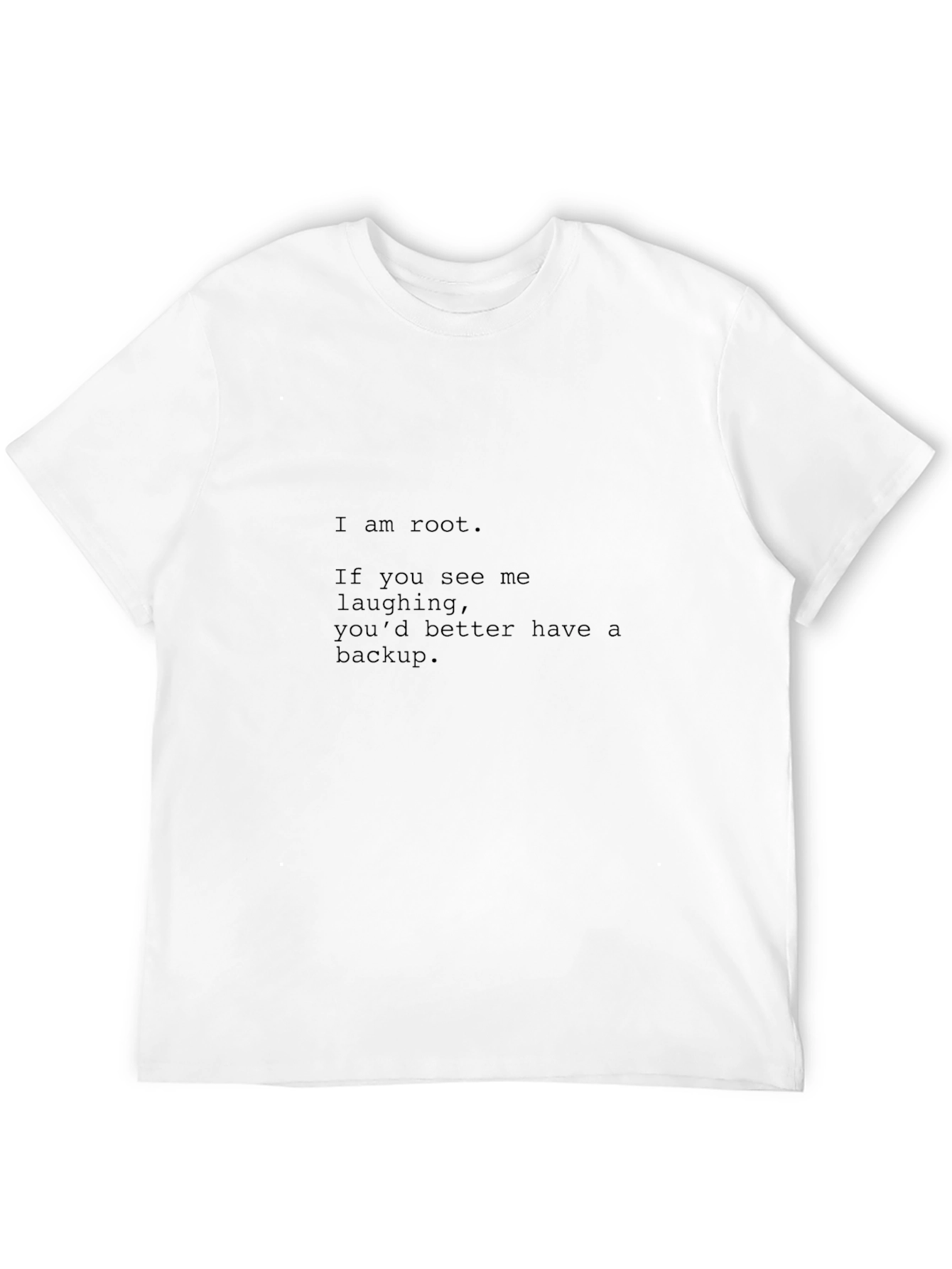 Root Laughing Black T-Shirt