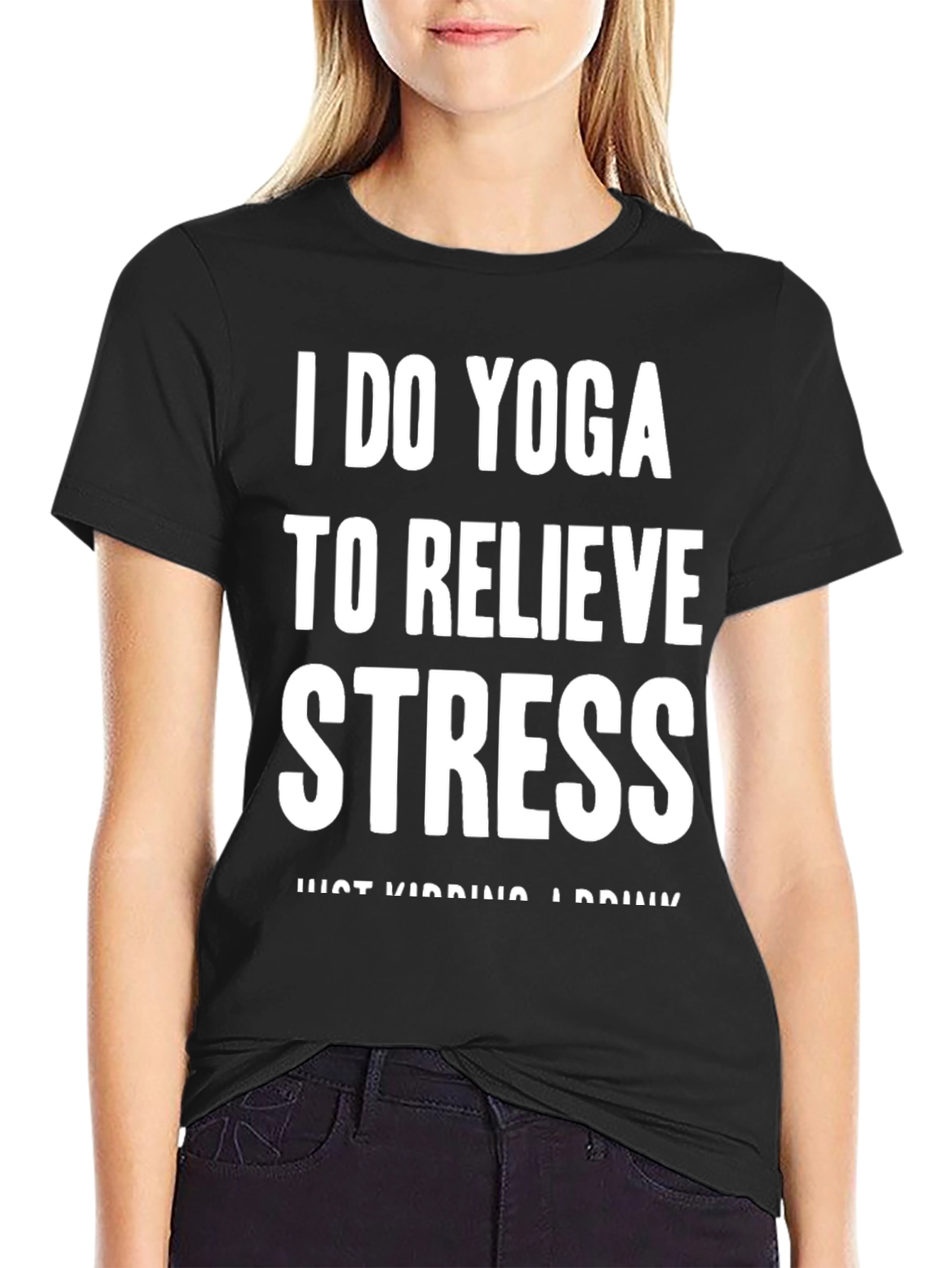 Yoga and Drinks T-Shirt - Funny Workout Tee