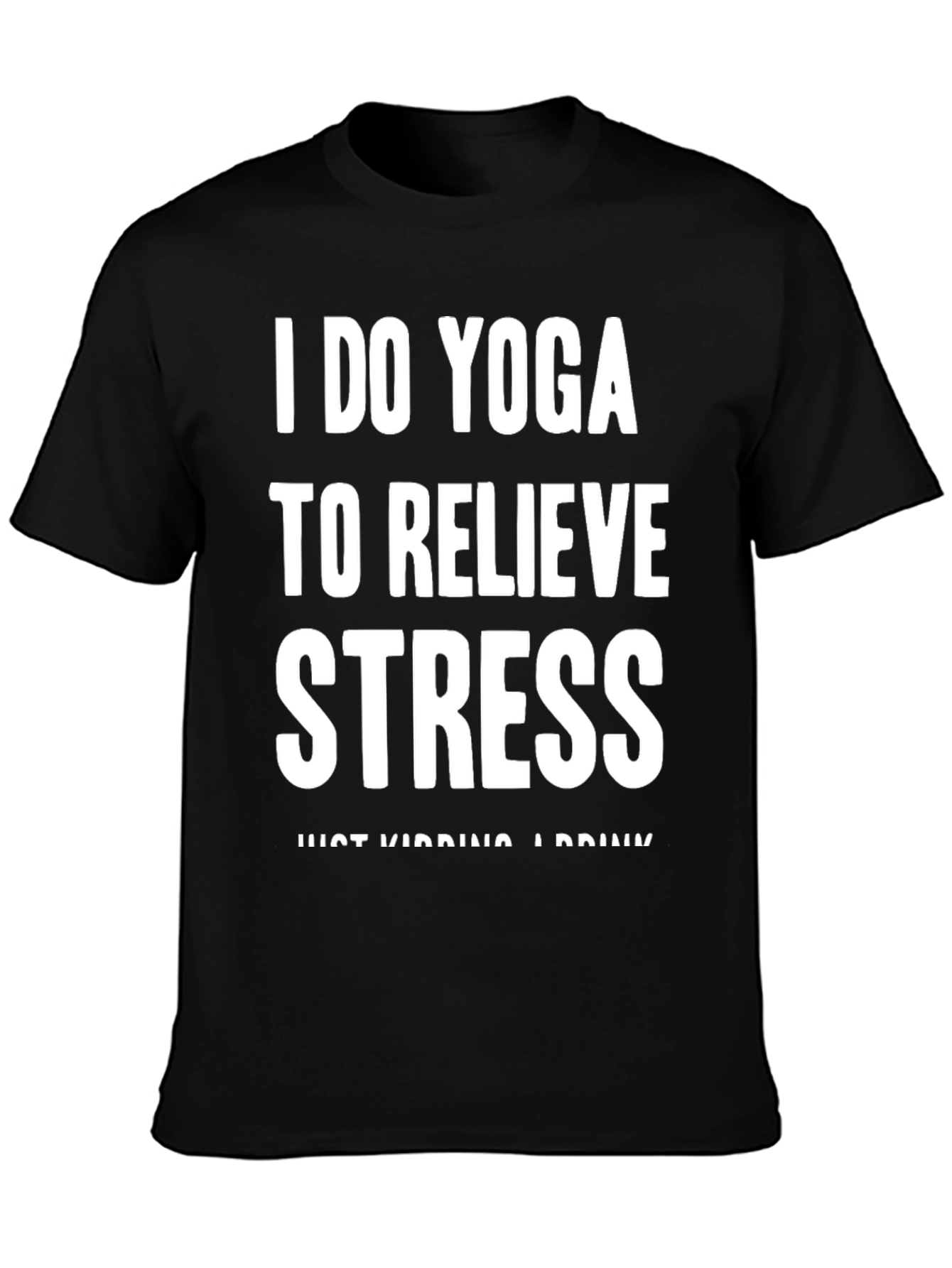Yoga and Drinks T-Shirt - Funny Workout Tee
